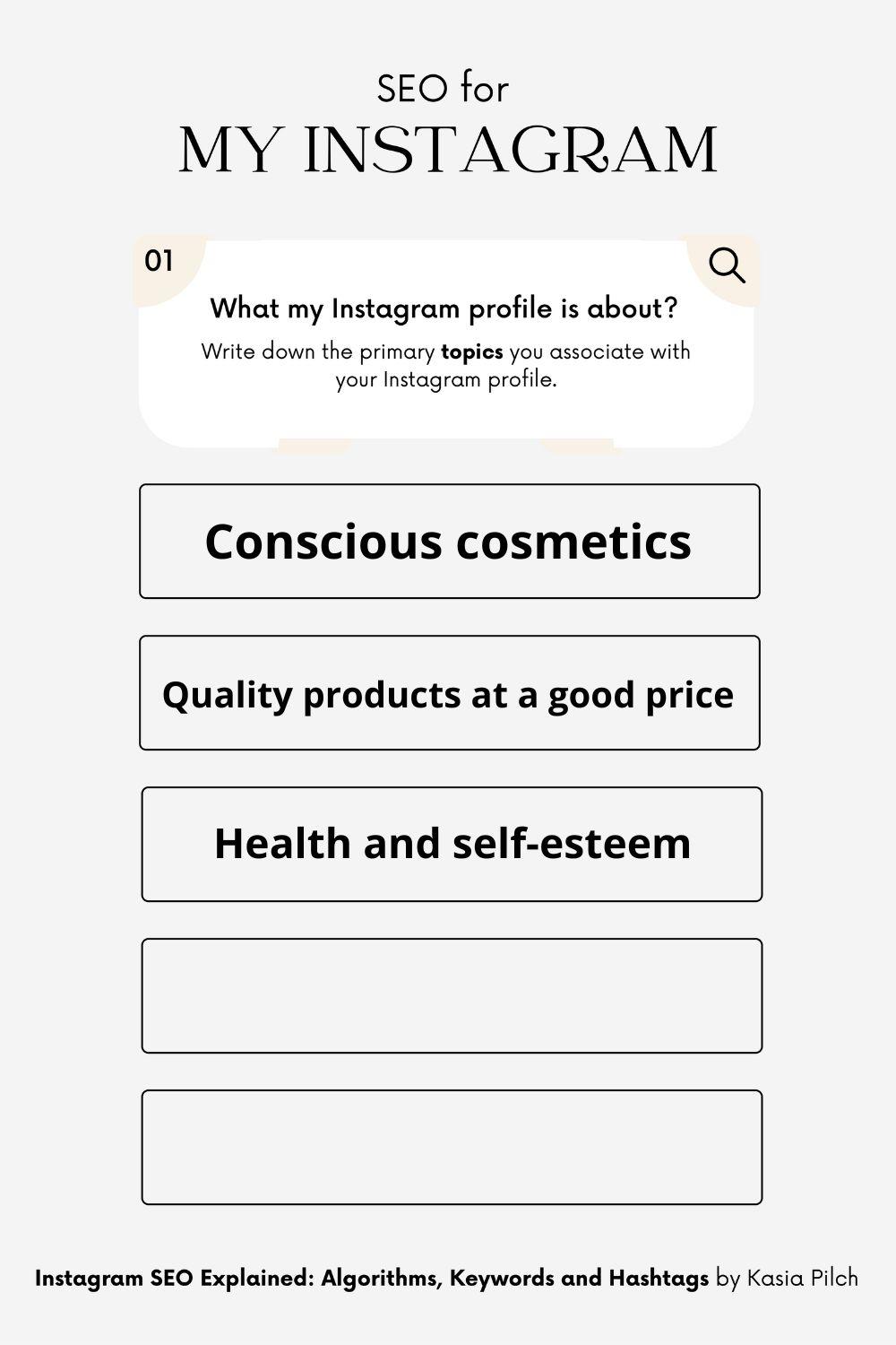 Instagram SEO- Homework. - image 1 - student project
