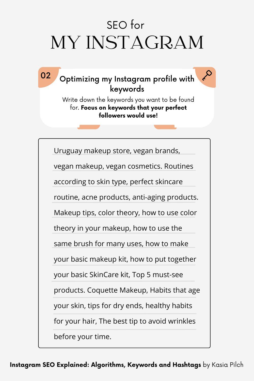 Instagram SEO- Homework. - image 2 - student project