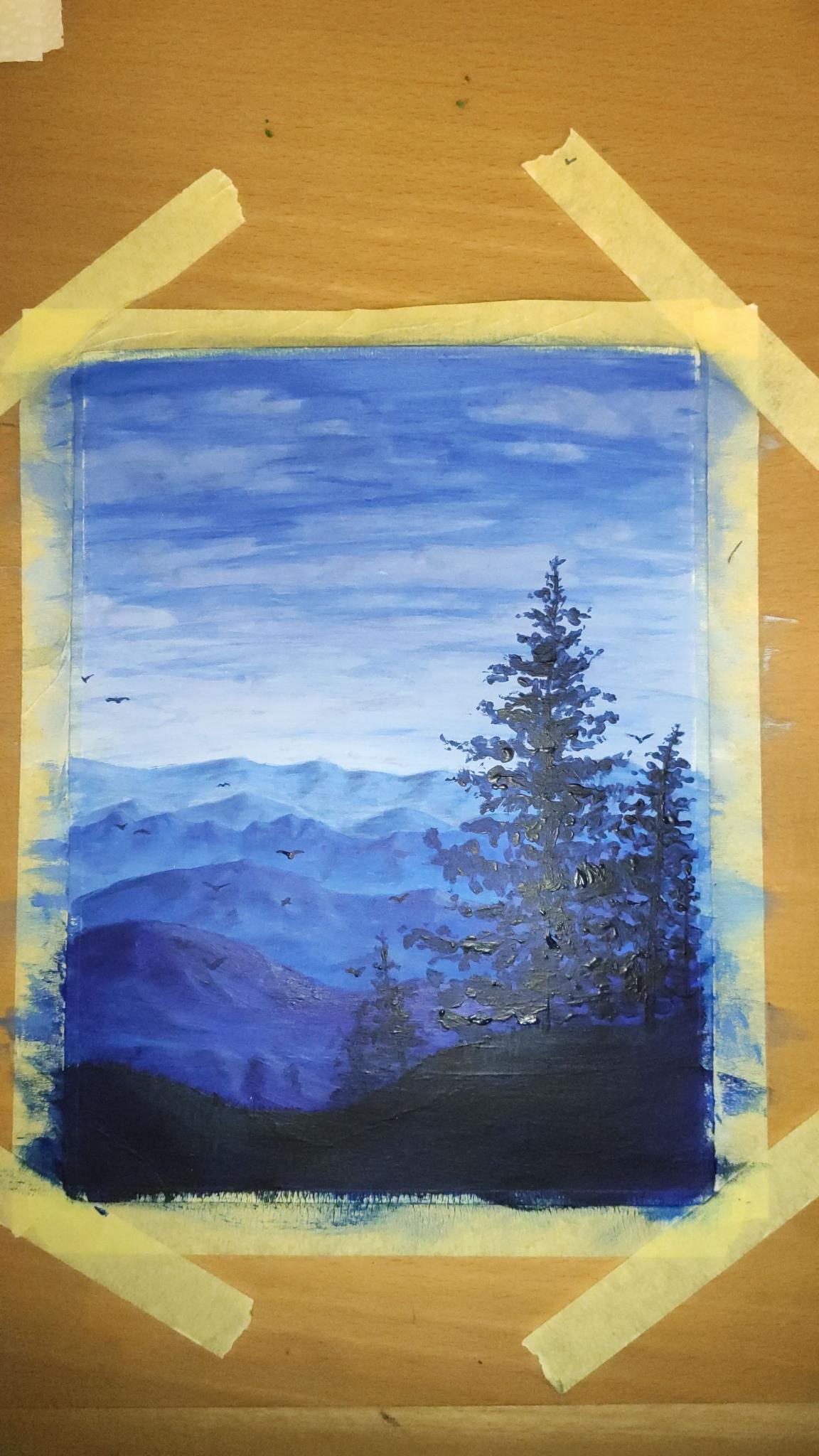 Blue Landscape - image 4 - student project