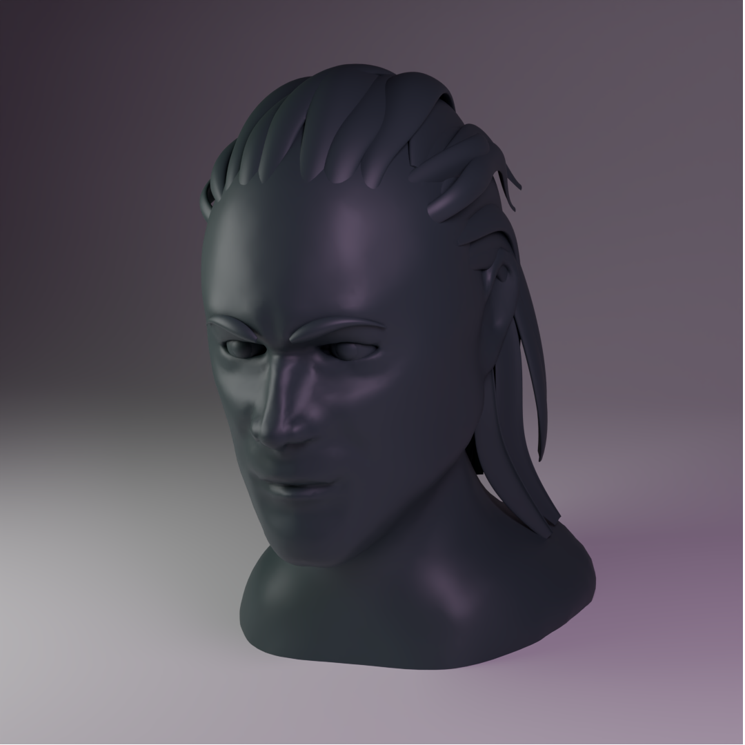 Man's Head - image 1 - student project
