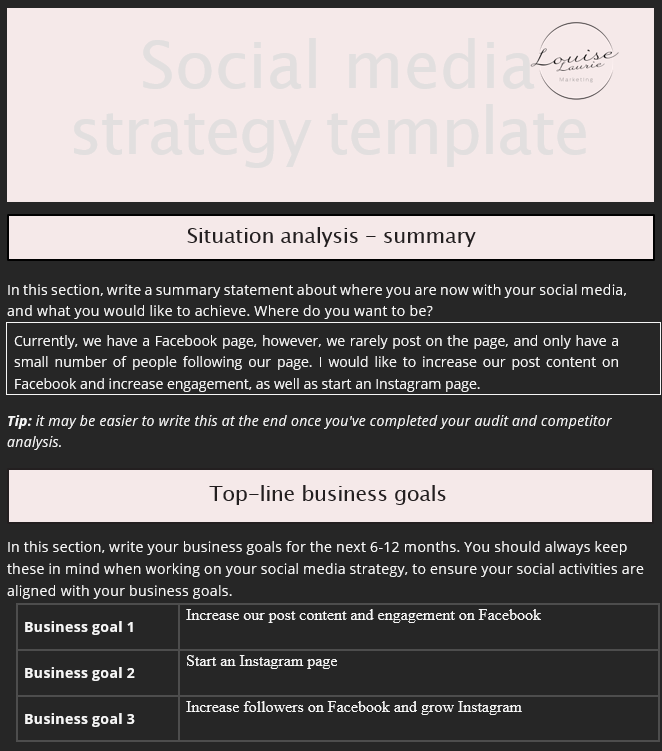 Social Media Plan - image 1 - student project