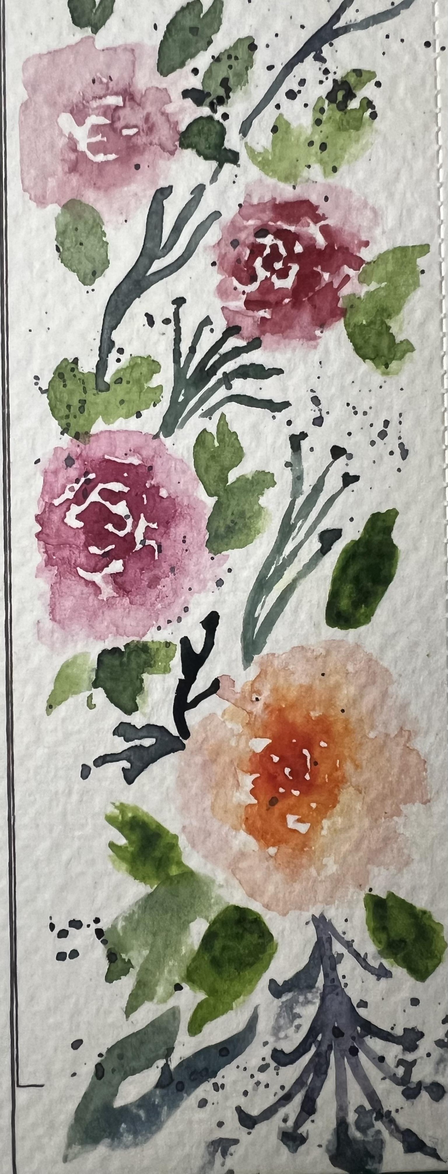 Floral bookmarks - image 1 - student project