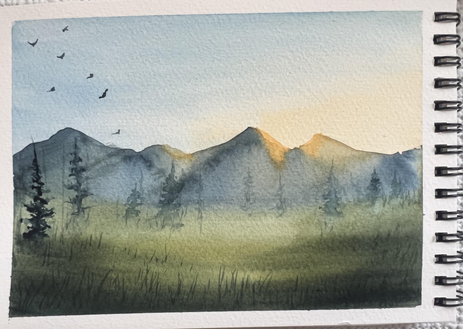15 Min - watercolor - image 3 - student project