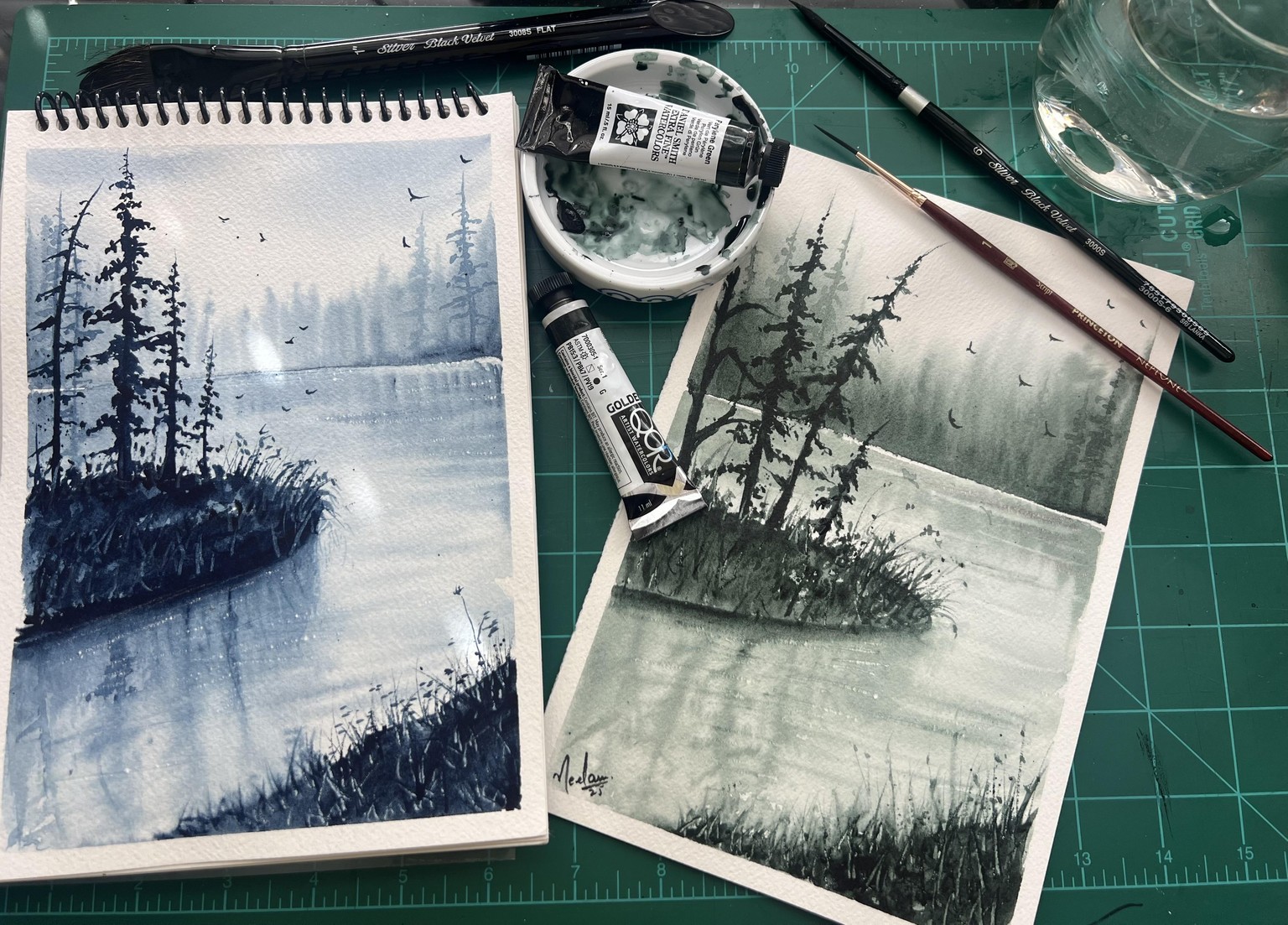 Monochrome Misty landscapes - image 3 - student project