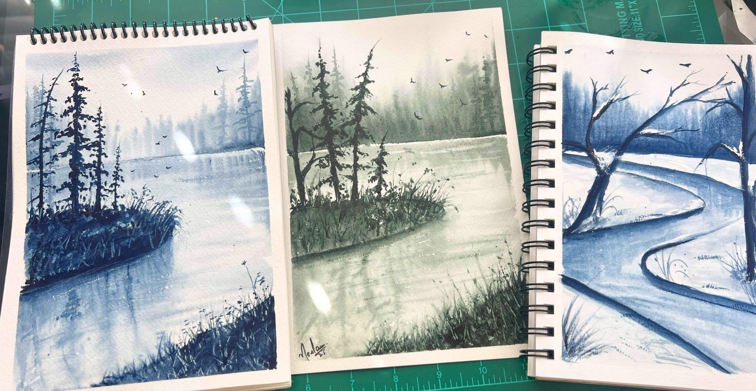 Monochrome Misty landscapes - image 1 - student project
