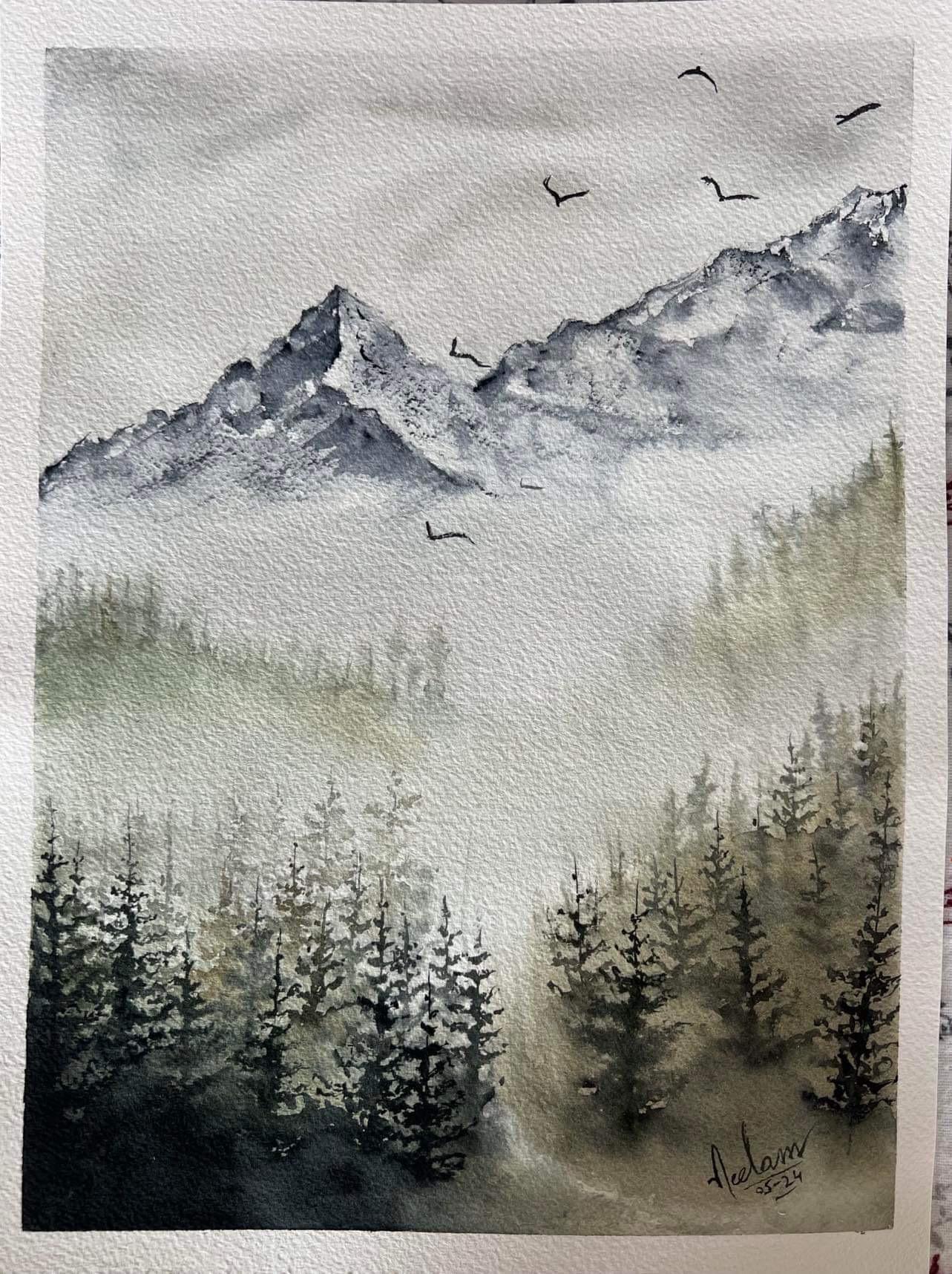 Misty Landscape - image 1 - student project
