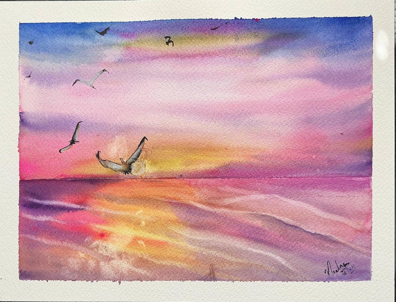 Evening sky - image 1 - student project