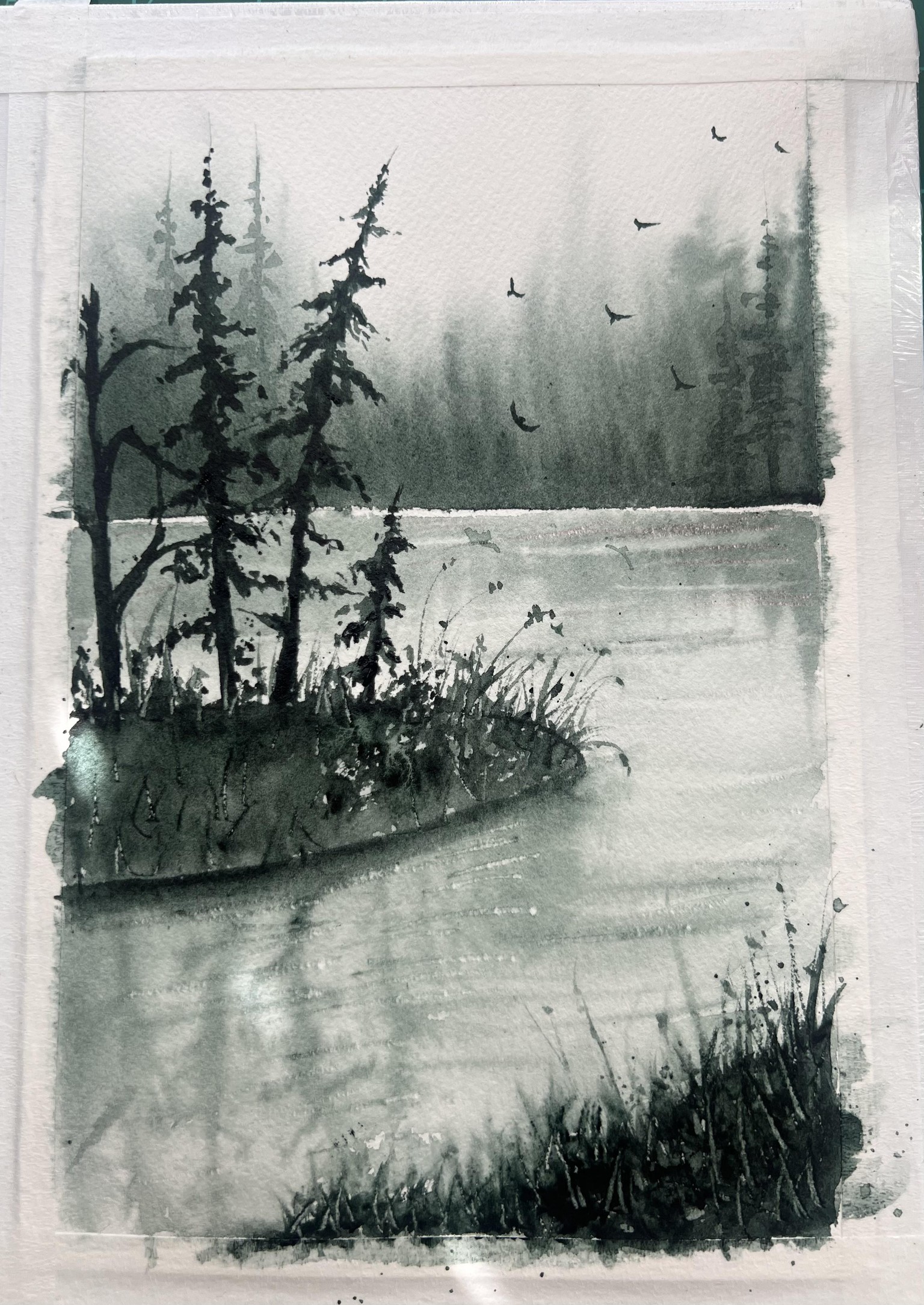 Monochrome Misty landscapes - image 4 - student project
