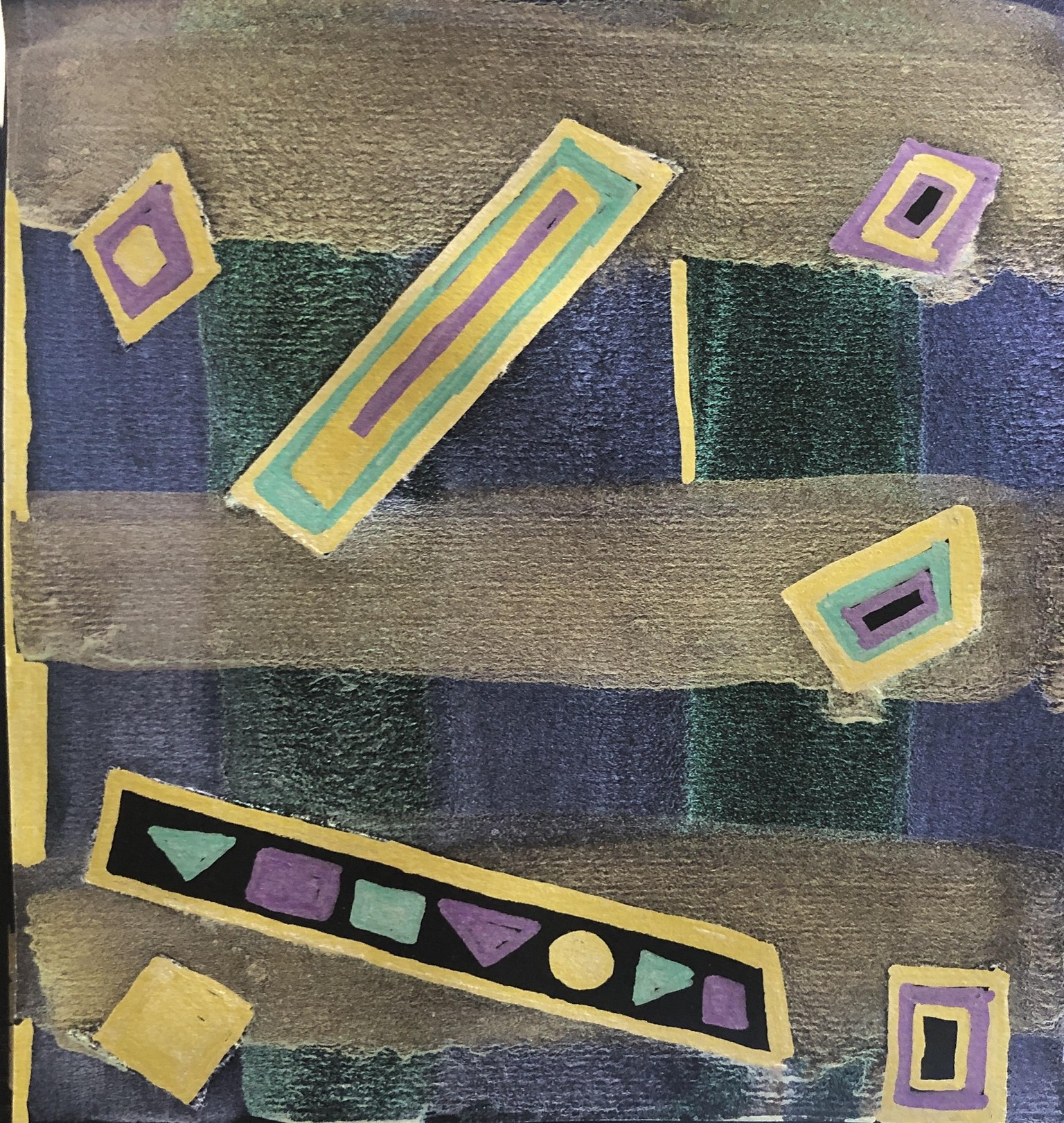 Metallics on black paper - image 1 - student project