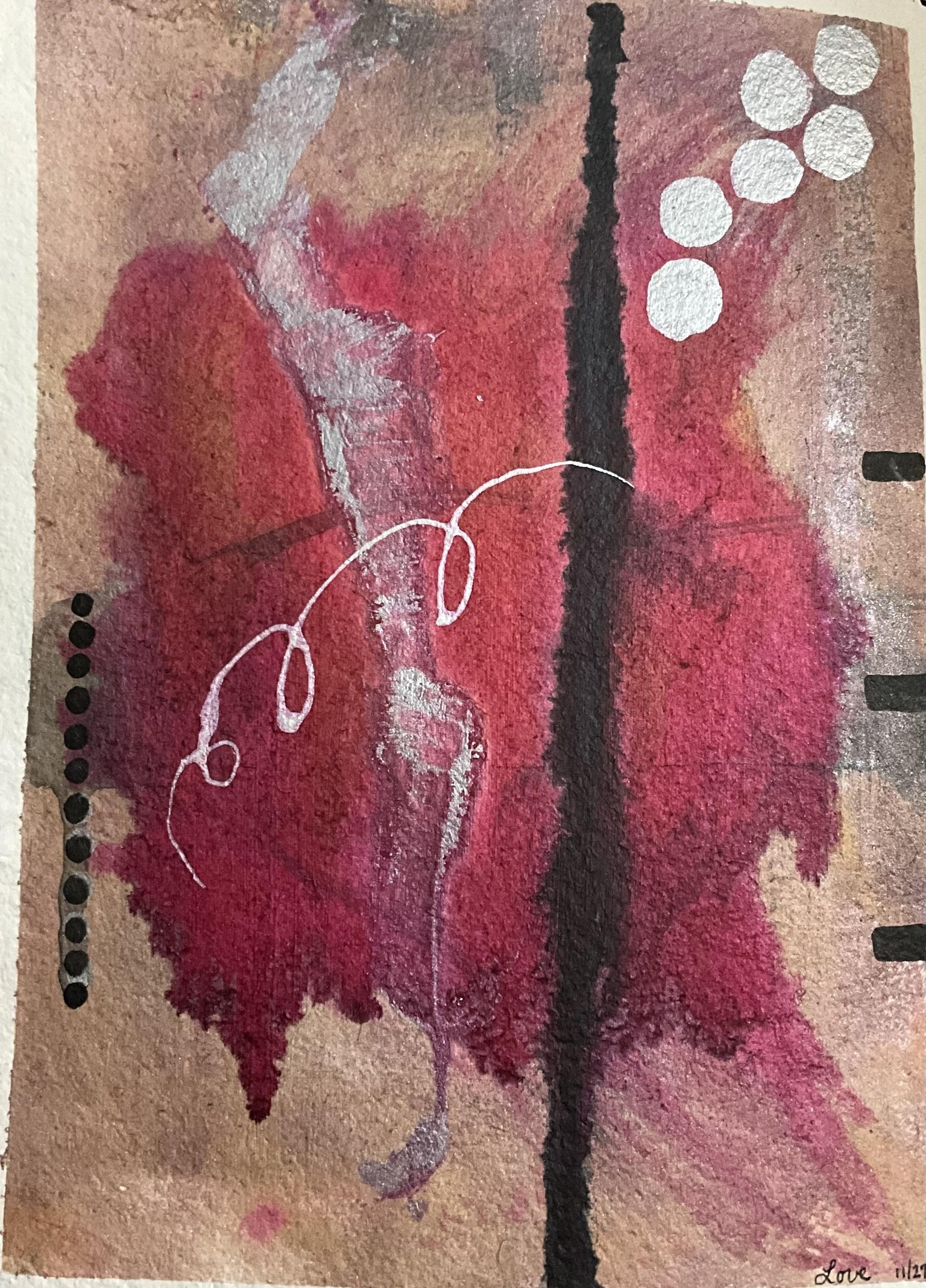 Acrylic ink drips & markings - image 1 - student project
