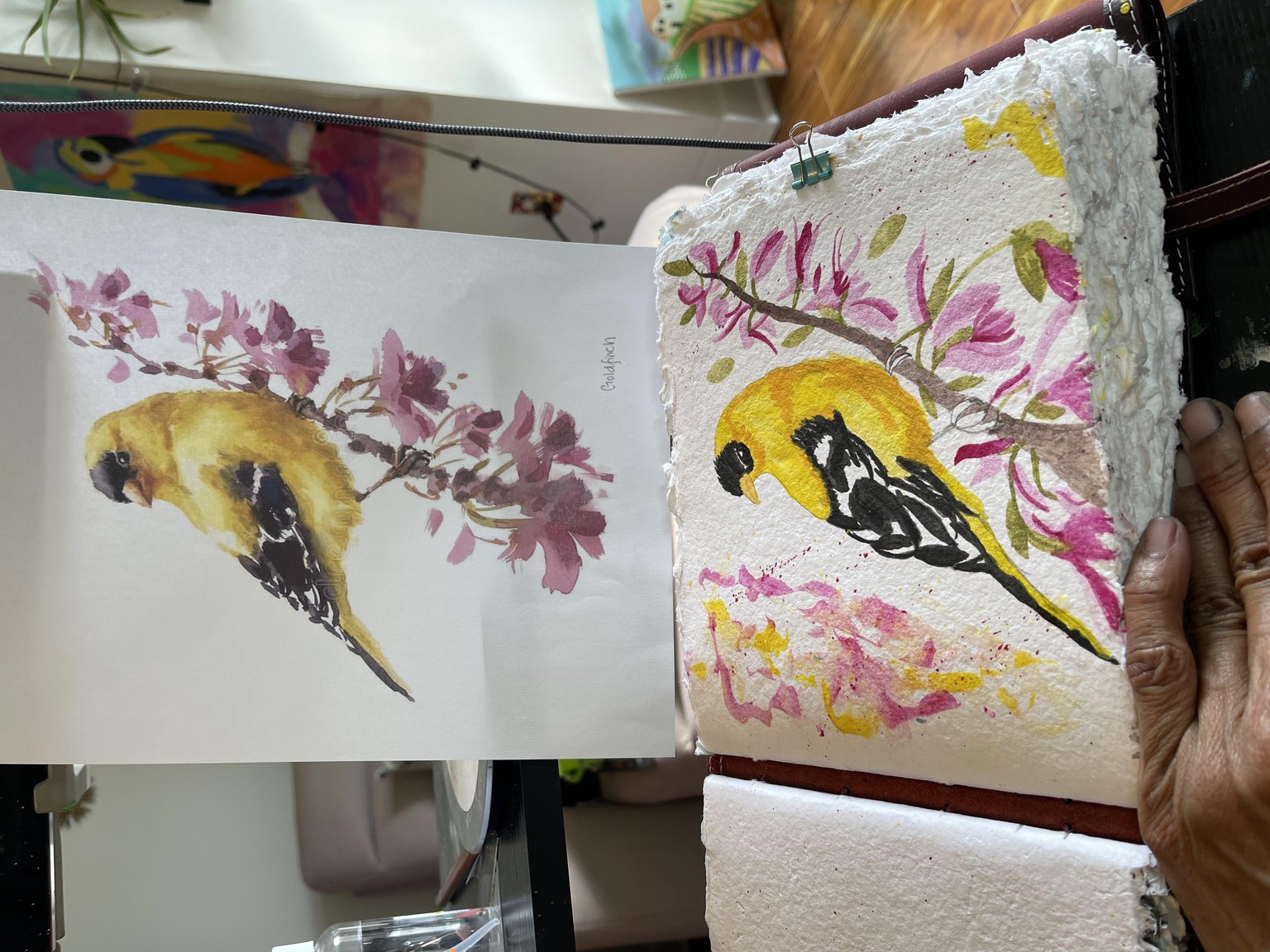 Birds in Watercolor - image 1 - student project