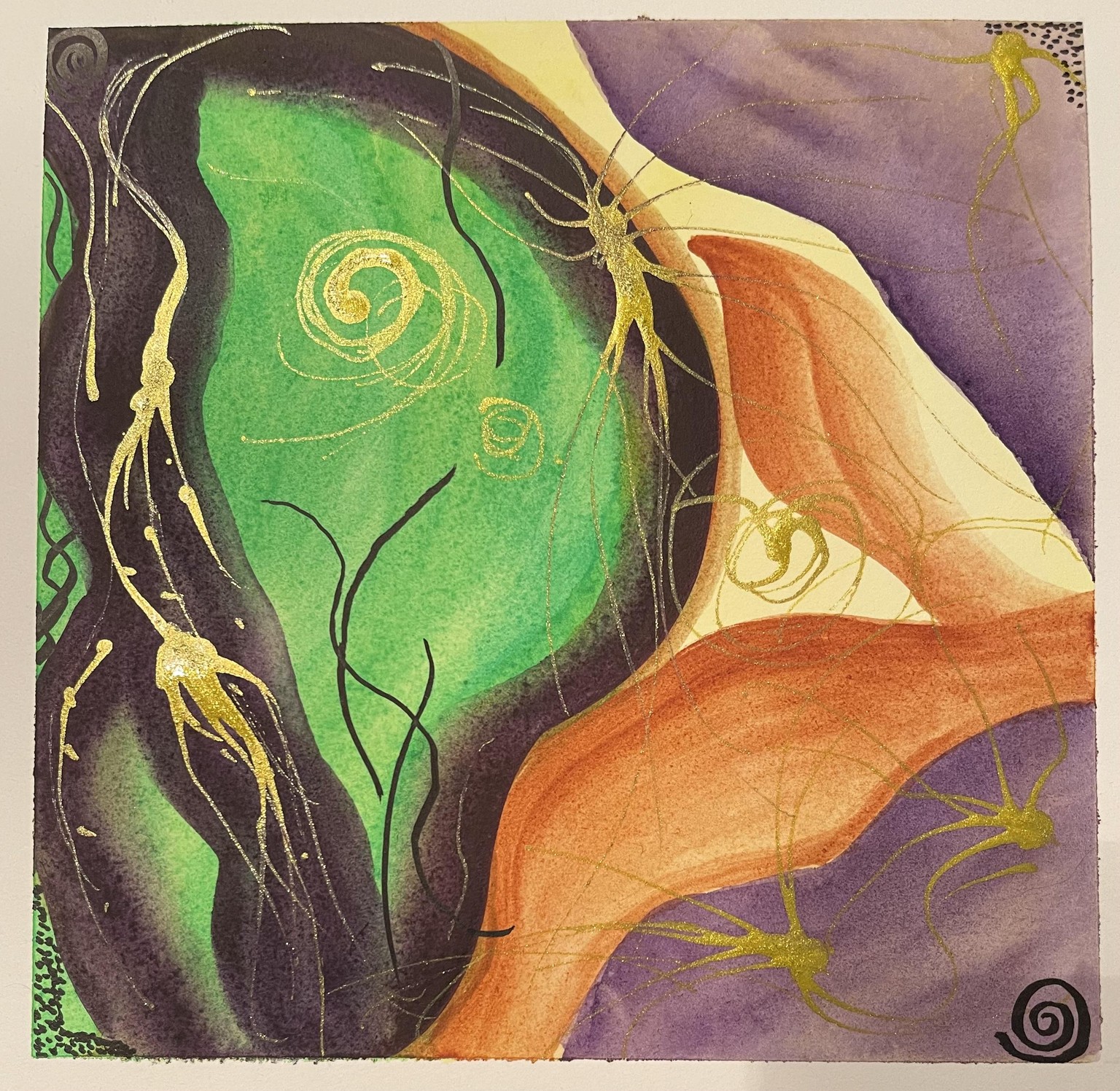 Abstract Watercolors - image 2 - student project