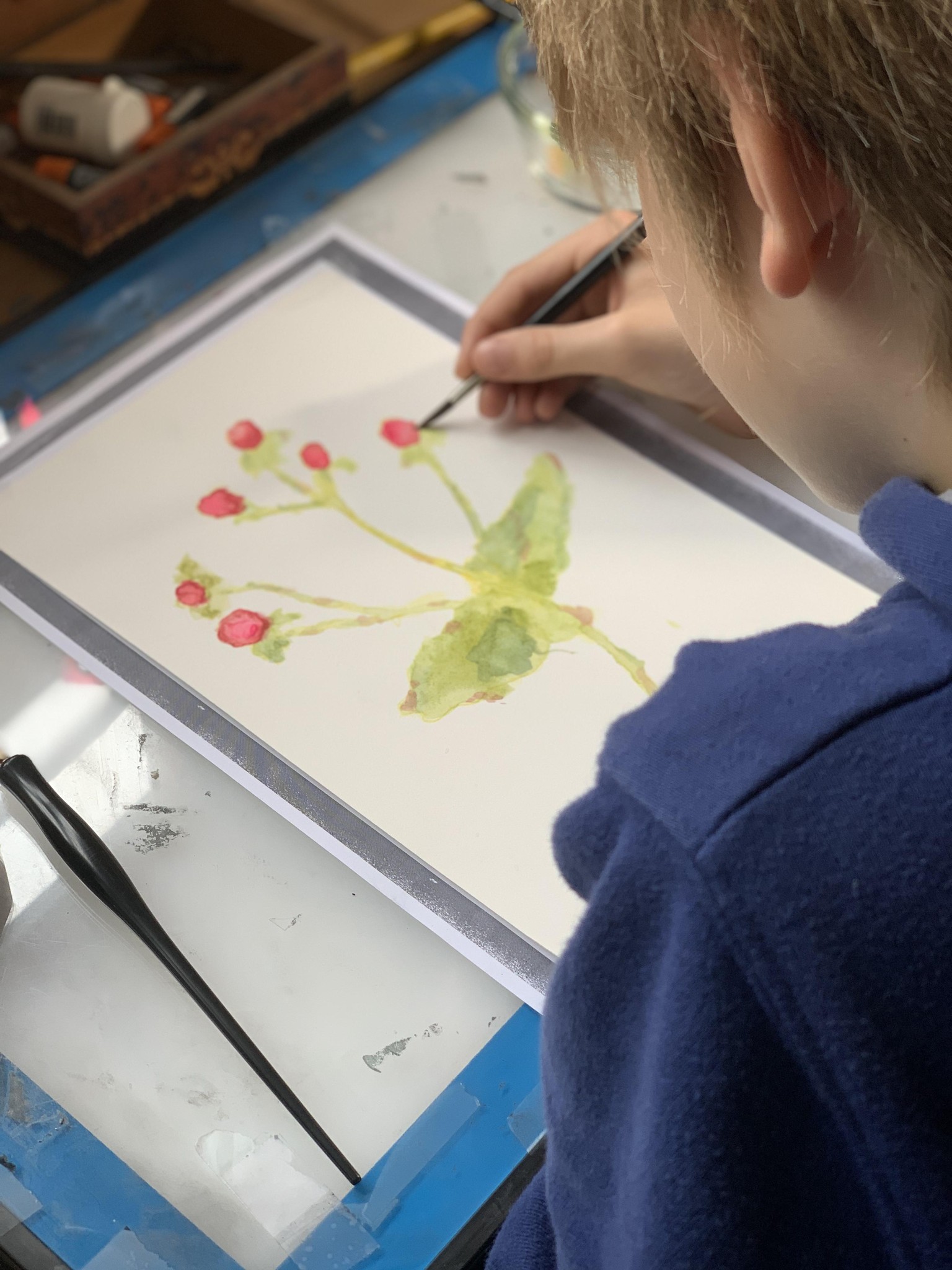 Painting with my son :) - image 1 - student project
