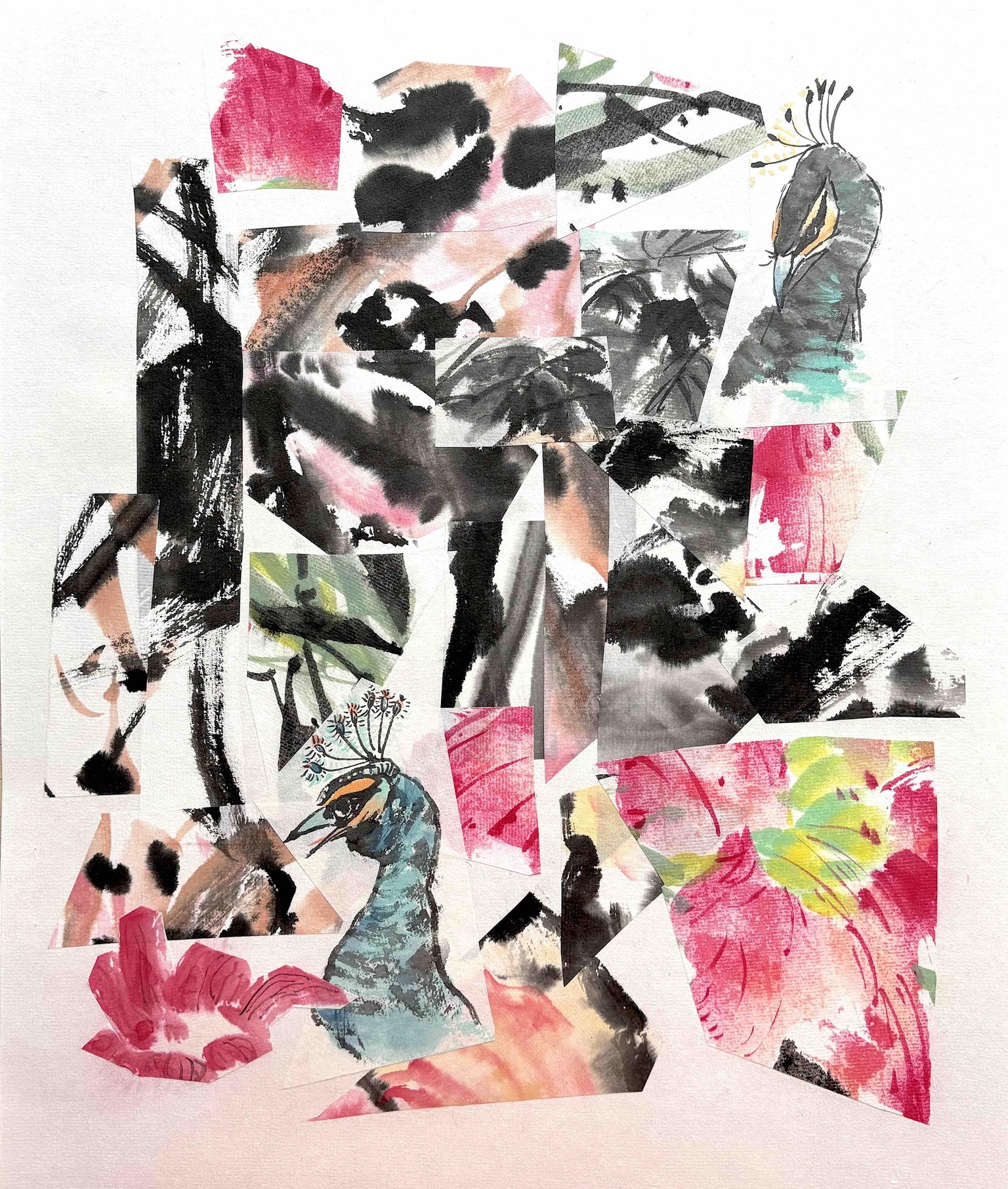 Collage Art: teacher's demonstration - image 4 - student project