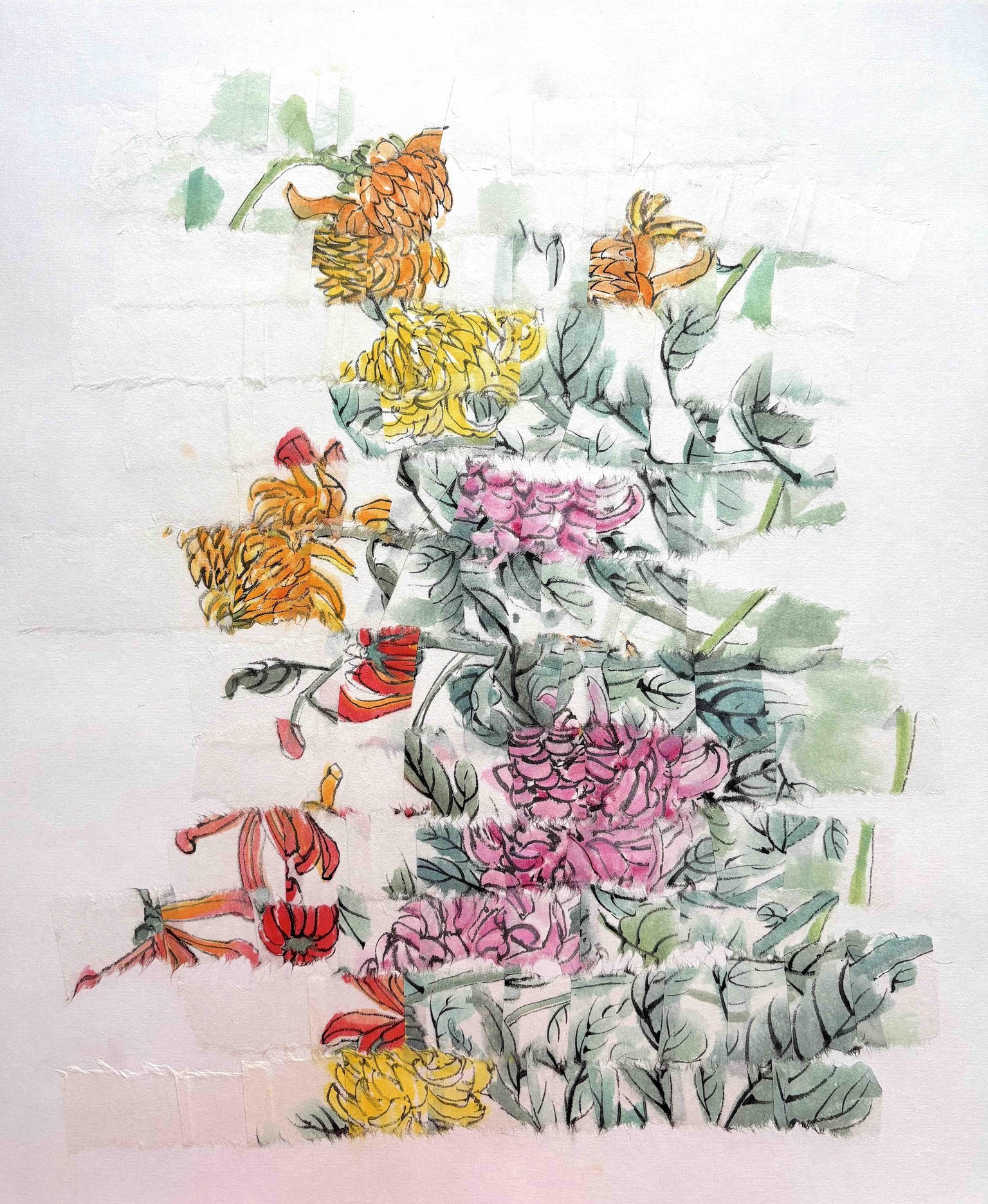 Collage Art: teacher's demonstration - image 5 - student project