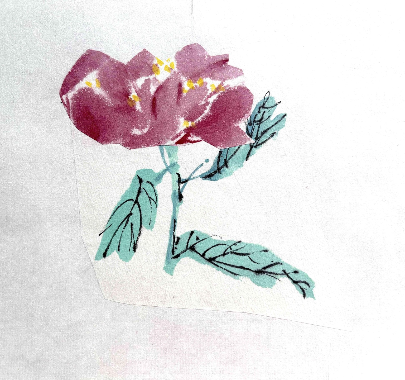 Collage Art: teacher's demonstration - image 1 - student project