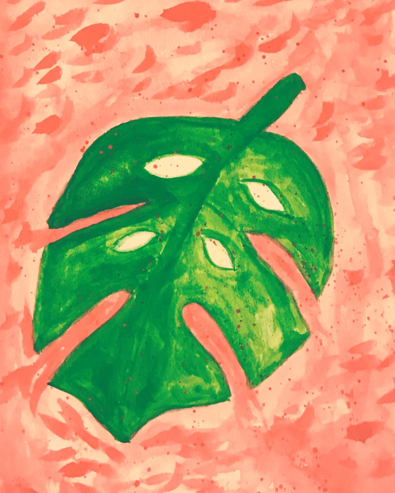 Tropical leaf - image 1 - student project
