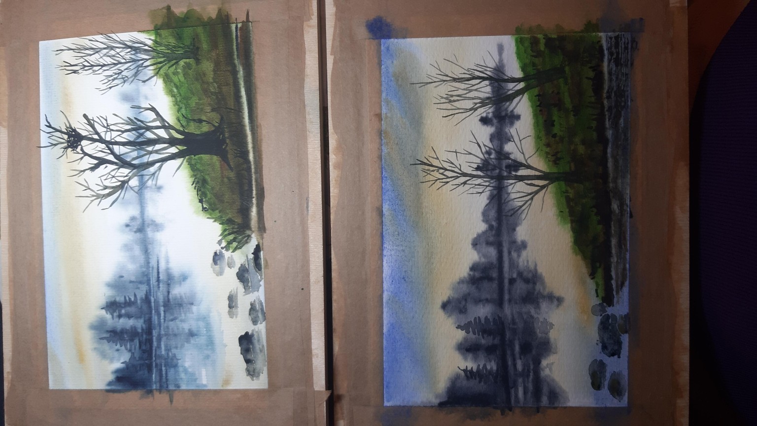 My paintings for this class of 10 misty landscapes - image 8 - student project