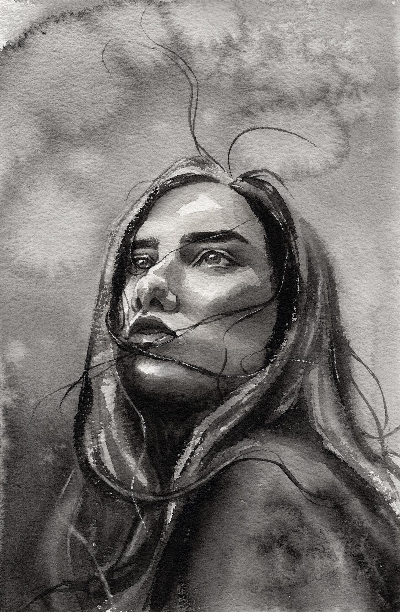 Monochrome portrait challenge - image 7 - student project