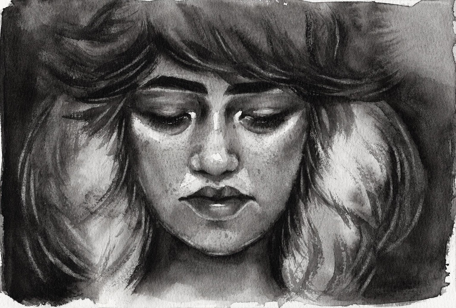 Monochrome portrait challenge - image 3 - student project
