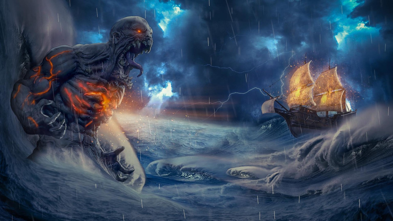 monster vs ship - image 1 - student project