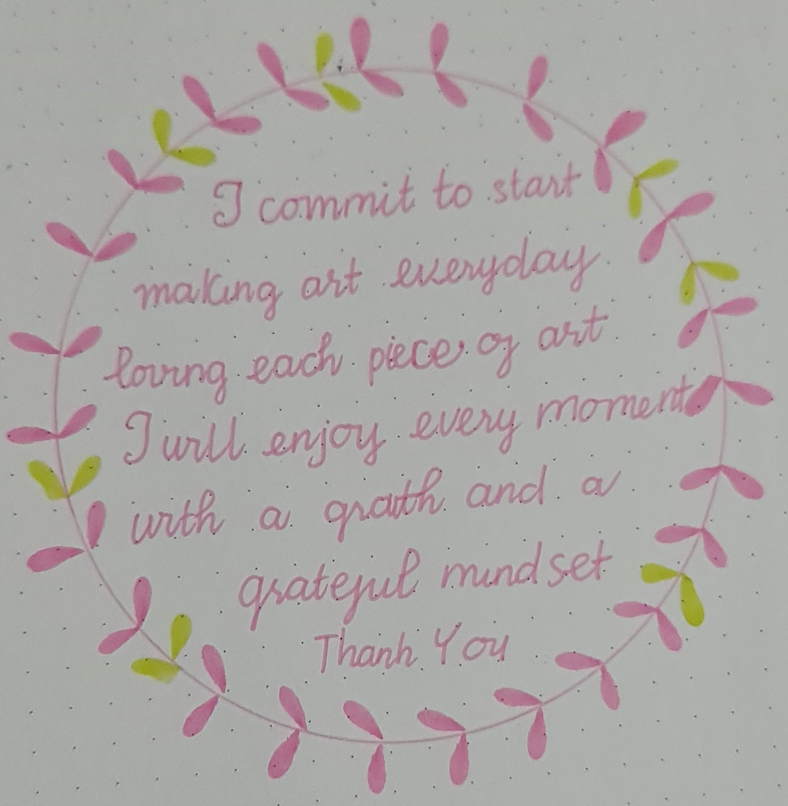 My commitment - image 1 - student project