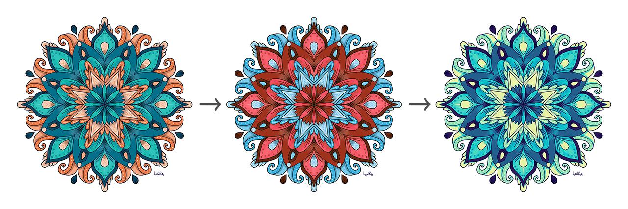Mindful Mandalas in Procreate - image 2 - student project