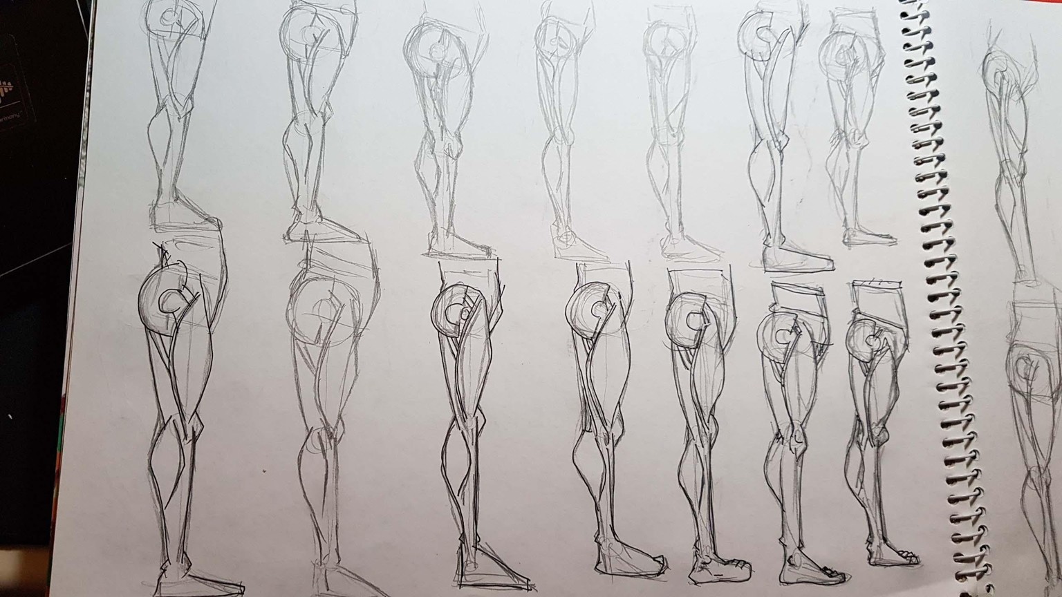 Male Figure Drawing - image 12 - student project