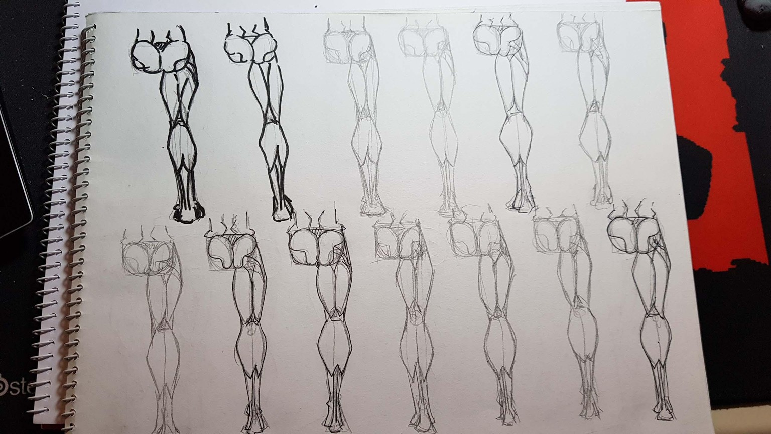 Male Figure Drawing - image 13 - student project