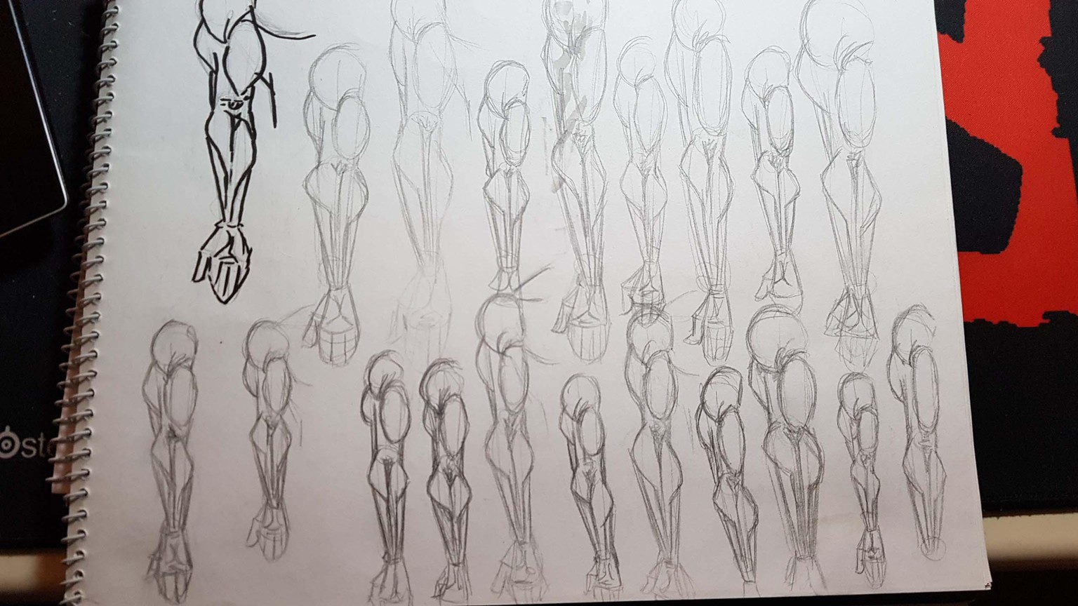 Male Figure Drawing - image 7 - student project