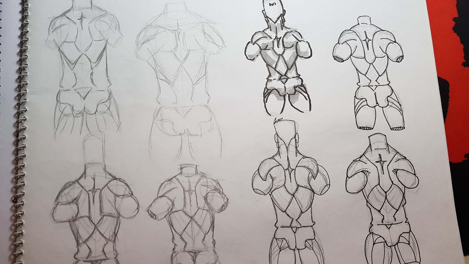 Male Figure Drawing - image 6 - student project