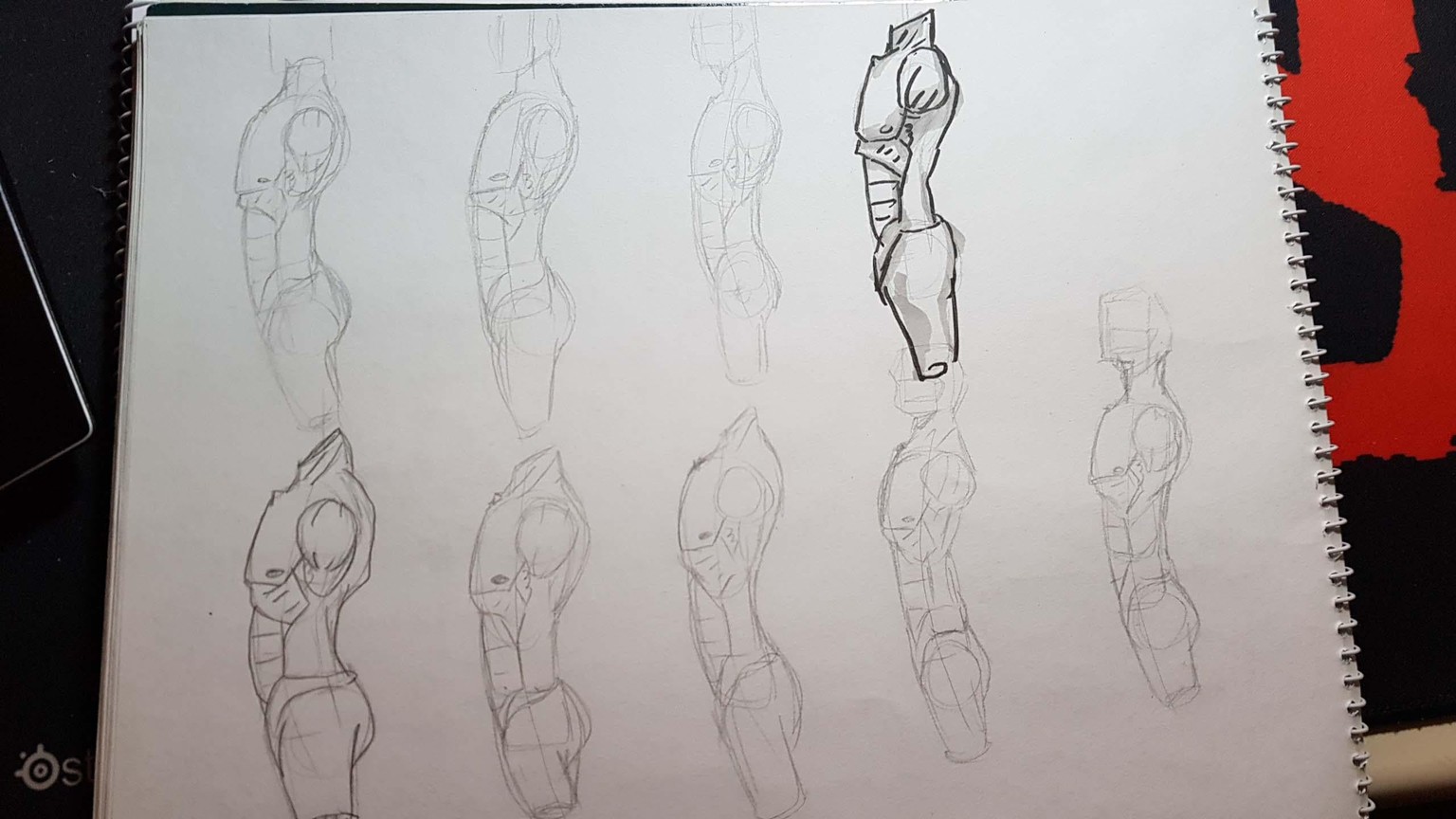 Male Figure Drawing - image 5 - student project