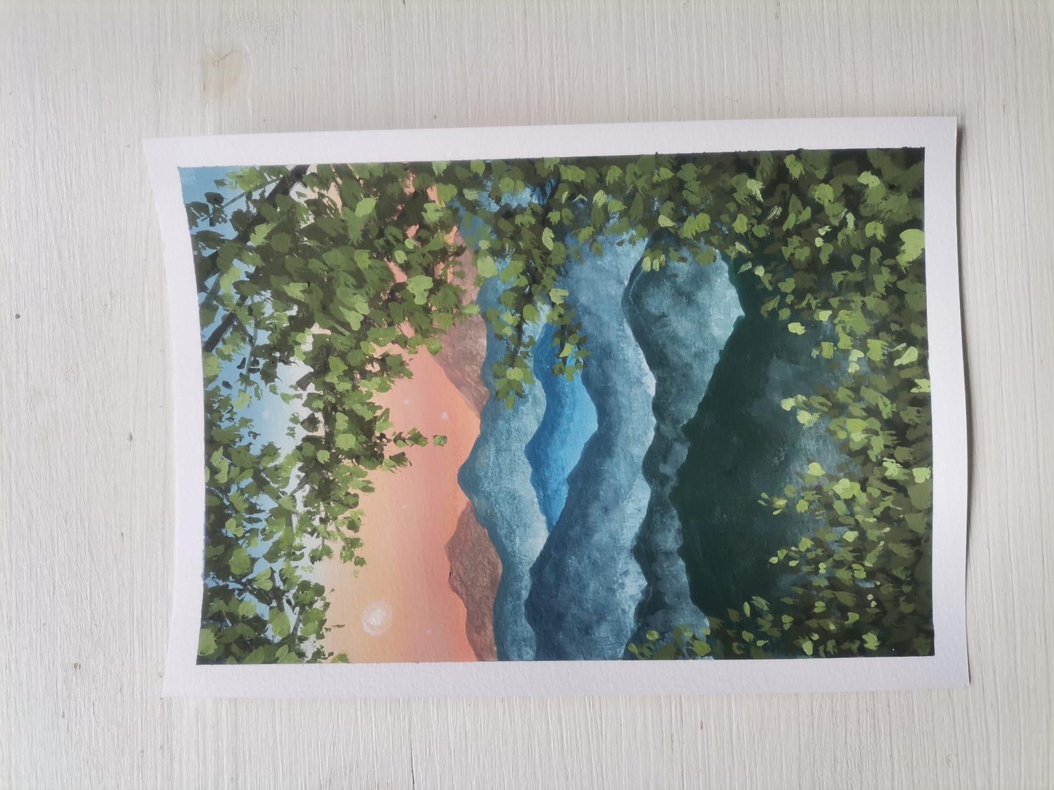 My paintings from the 15 days gouache challenge - image 8 - student project