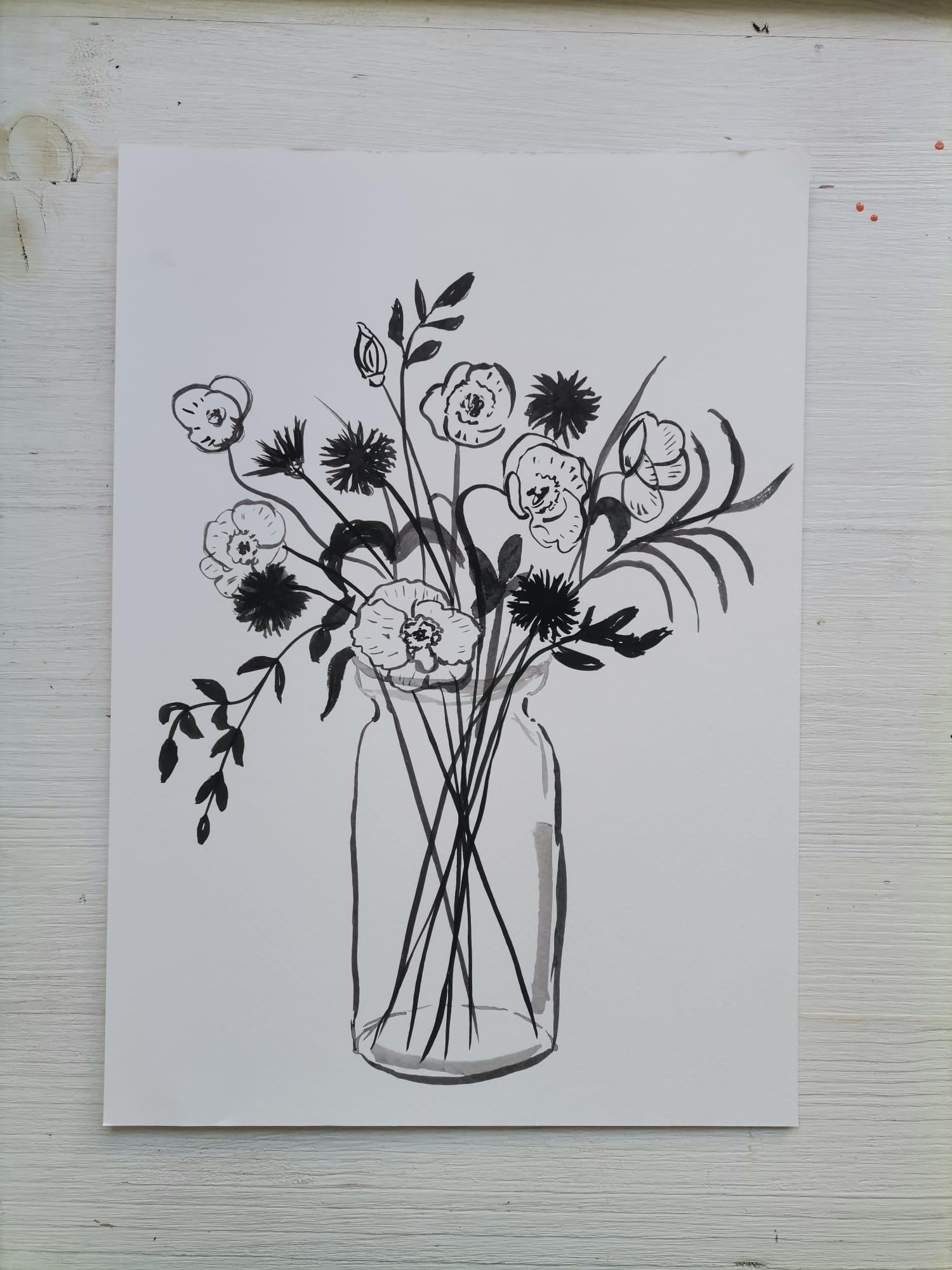 Ink Flower Bouquets - image 3 - student project