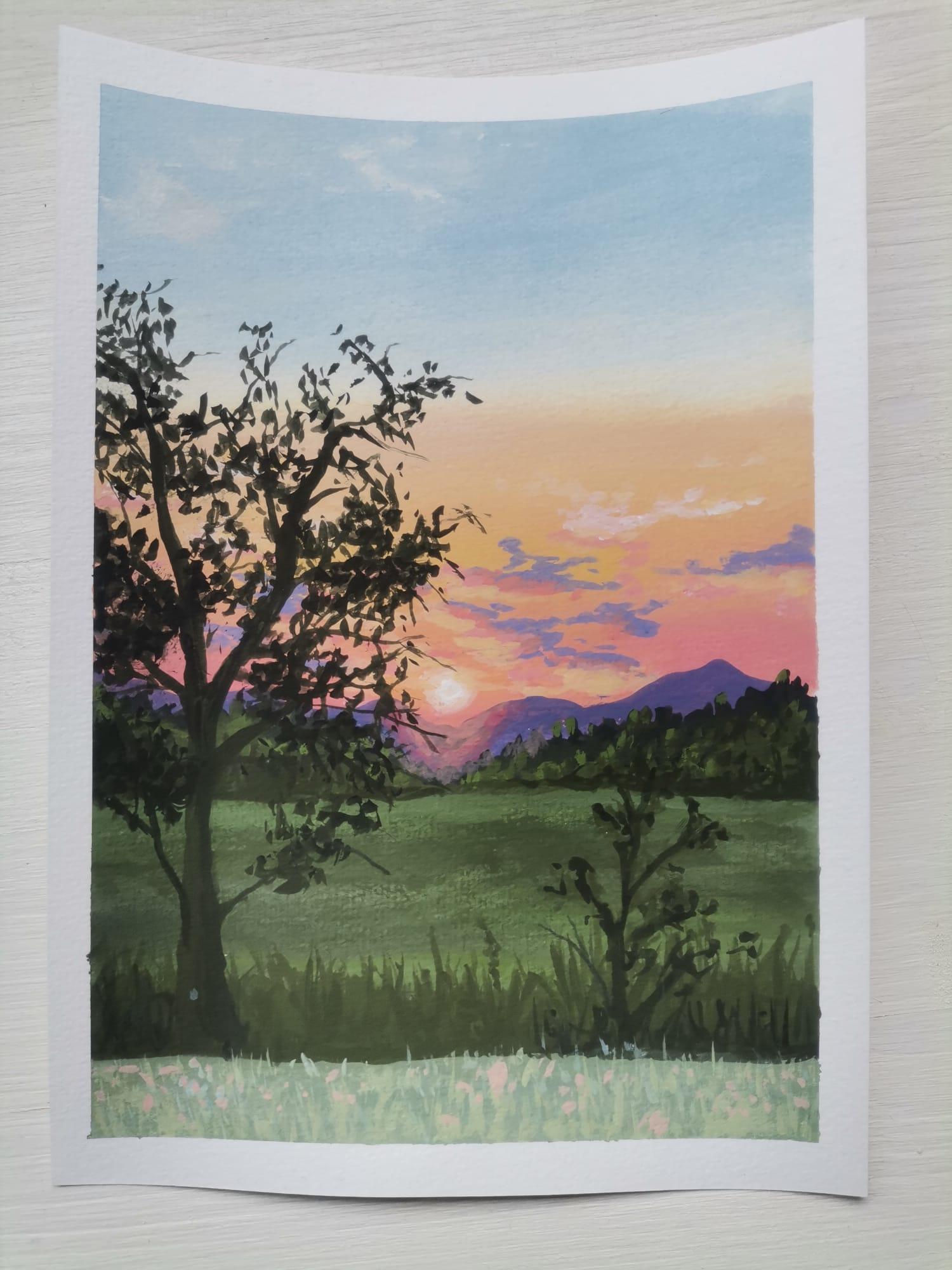 My paintings from the 15 days gouache challenge - image 2 - student project