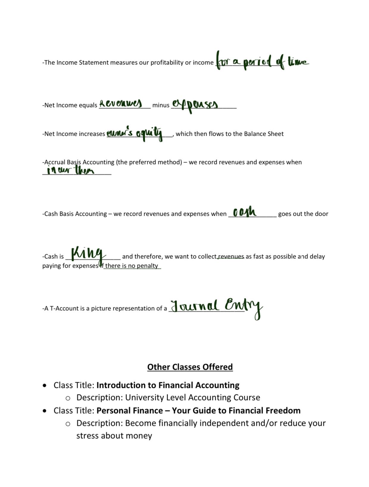 Accounting course project - image 19 - student project
