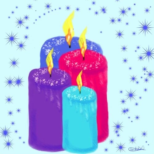 Candles, Parrot, Olives - image 1 - student project