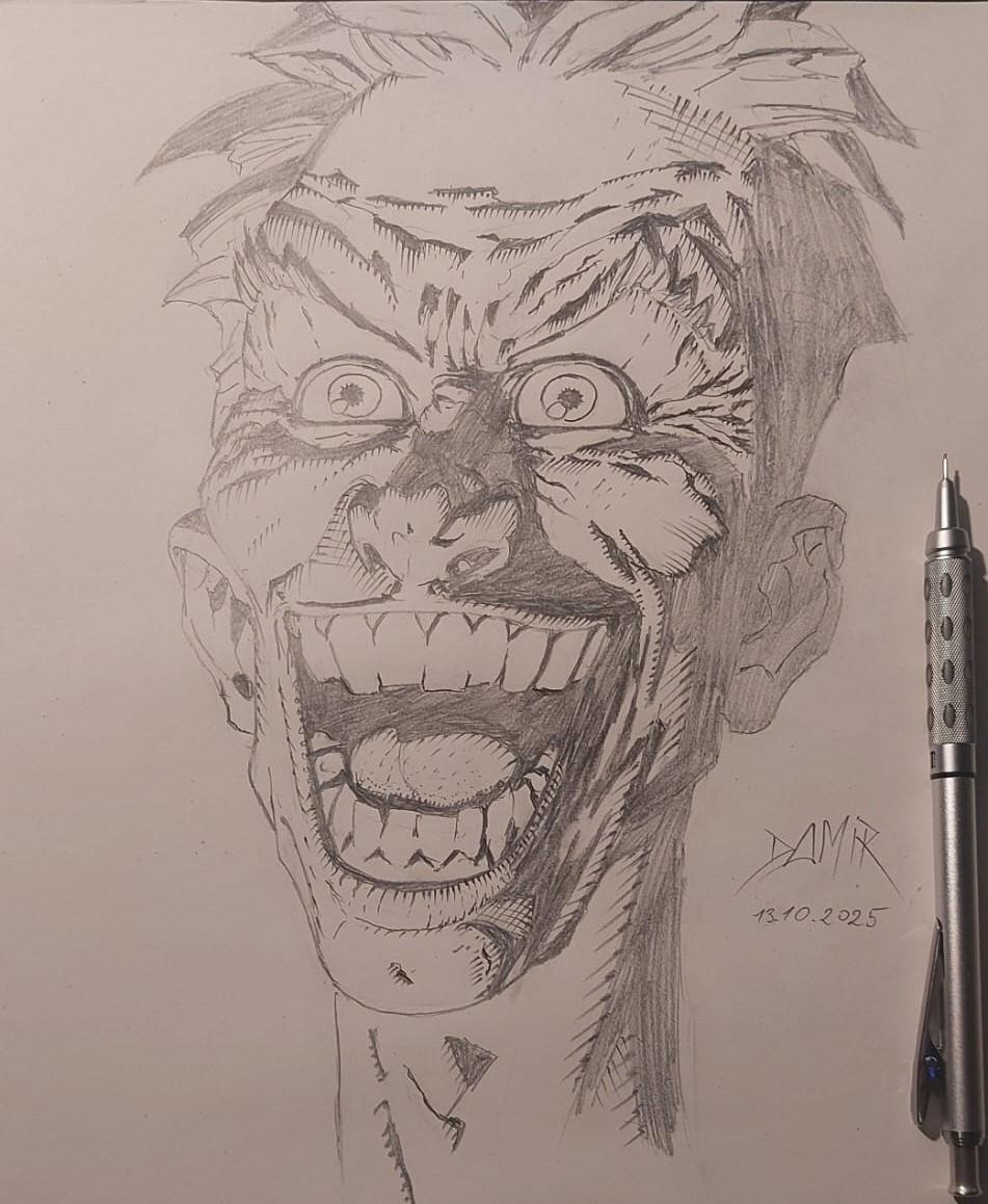 Drawing a superhero head - image 1 - student project