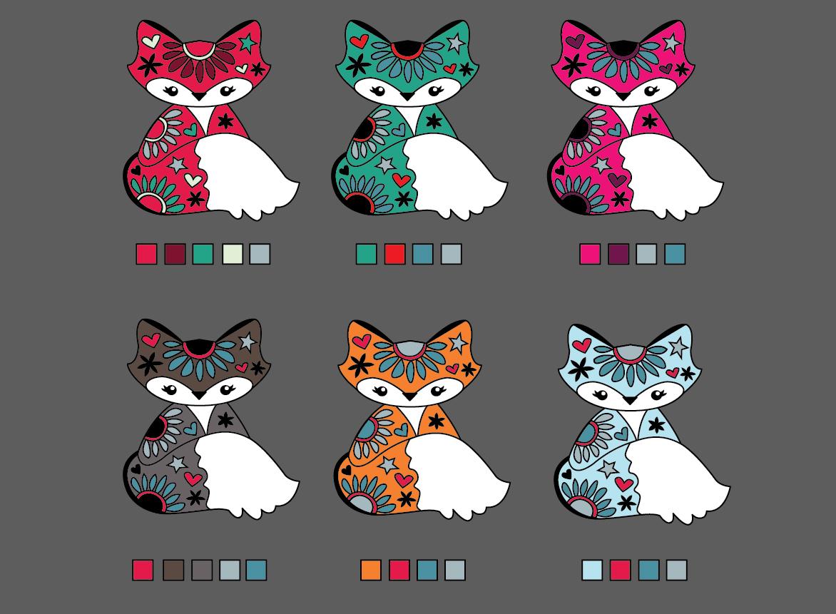 Hey Foxy!!!  My pen tool enamel pin project - image 9 - student project