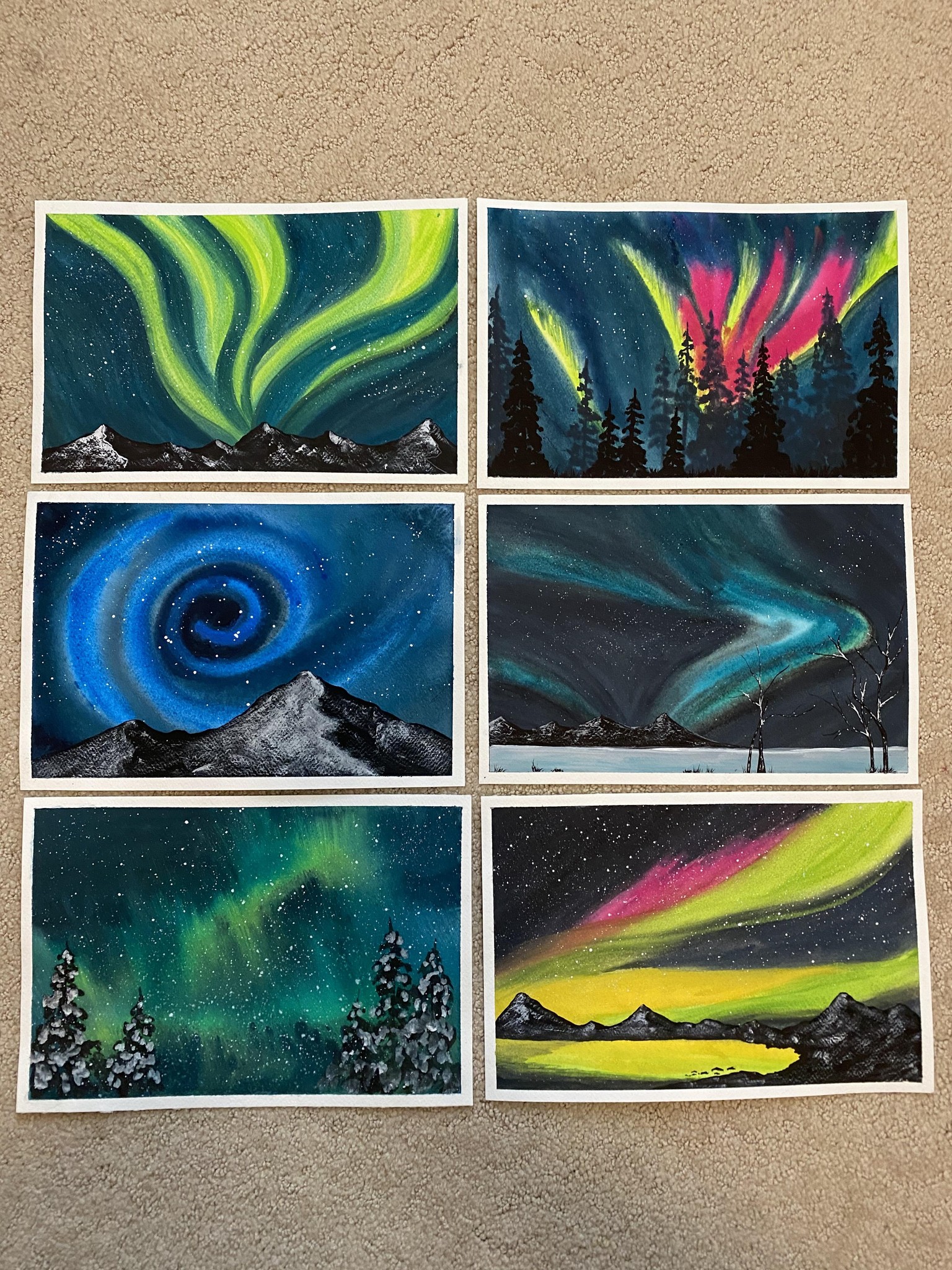 My 100 day watercolor challenge with Geethu :-) - image 10 - student project