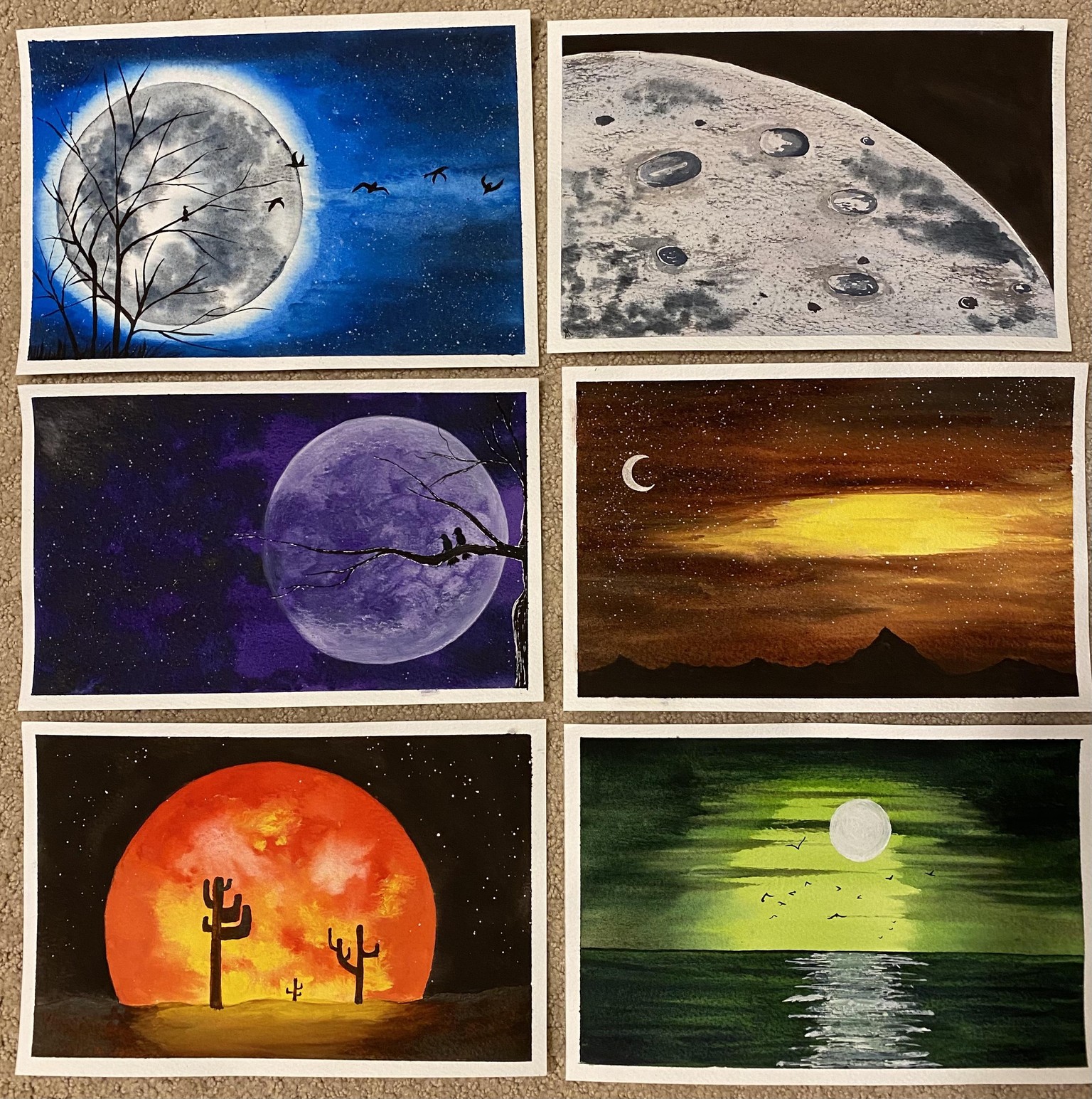 My 100 day watercolor challenge with Geethu :-) - image 7 - student project
