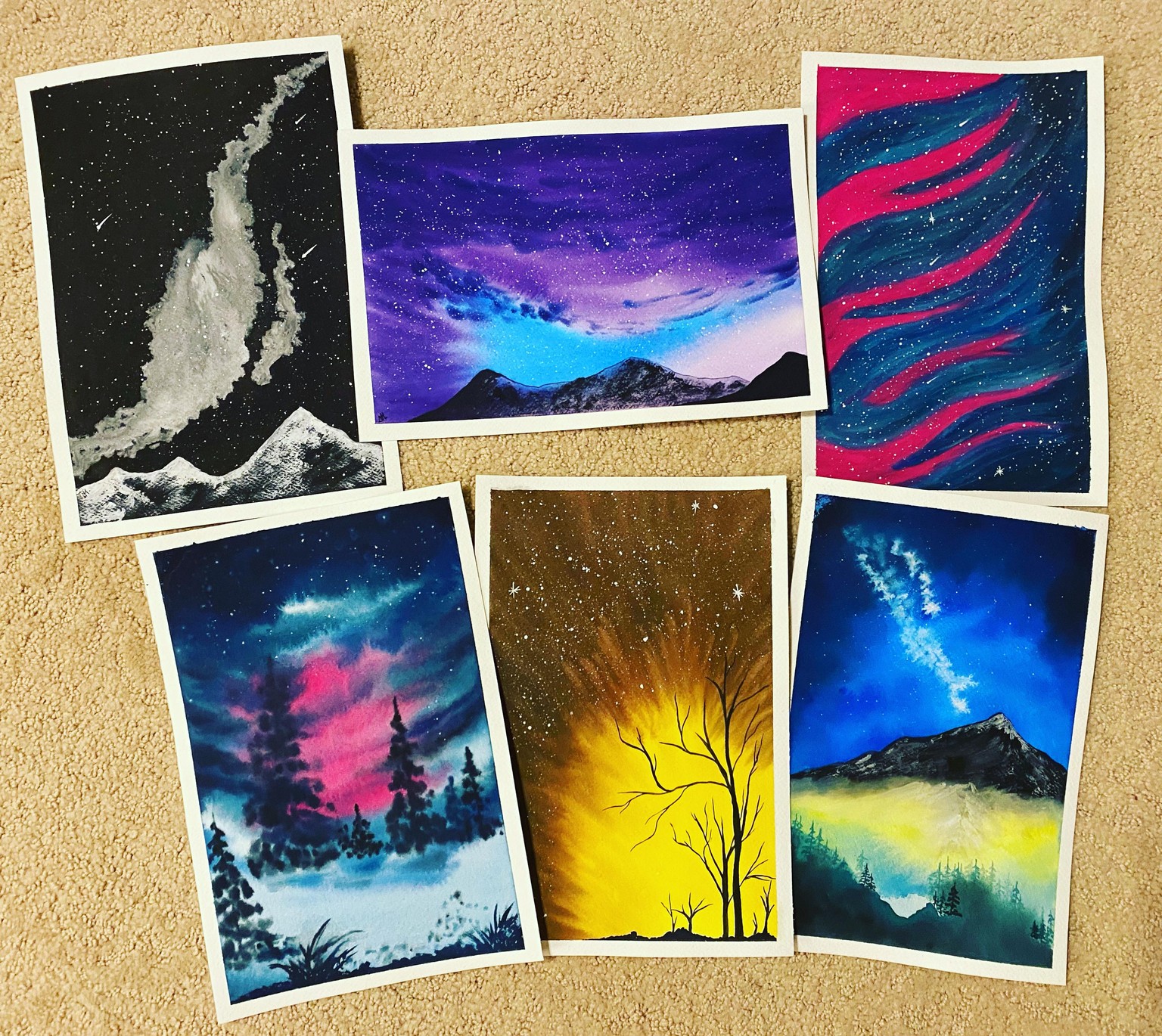 My 100 day watercolor challenge with Geethu :-) - image 9 - student project