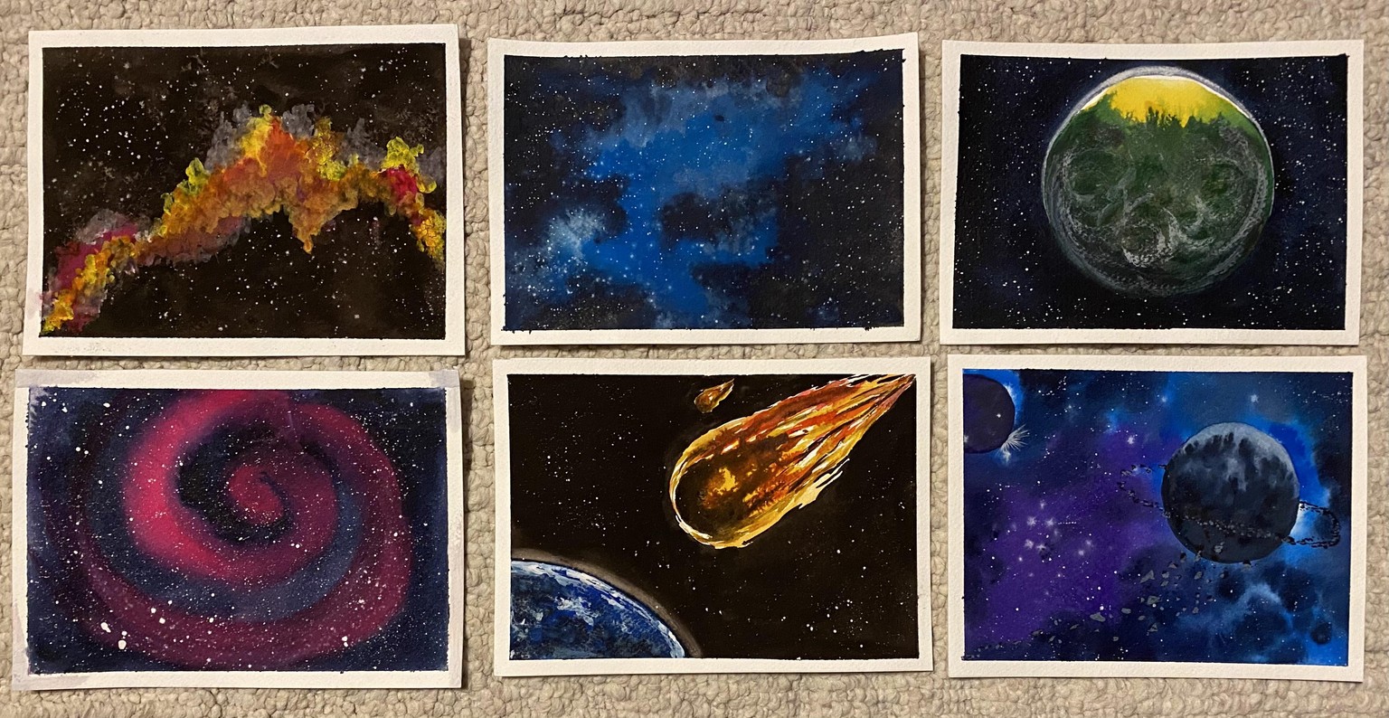 My 100 day watercolor challenge with Geethu :-) - image 13 - student project