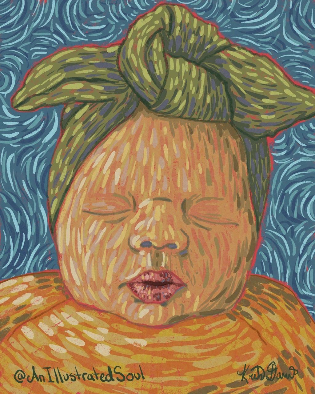 Digital Baby Portrait - image 1 - student project