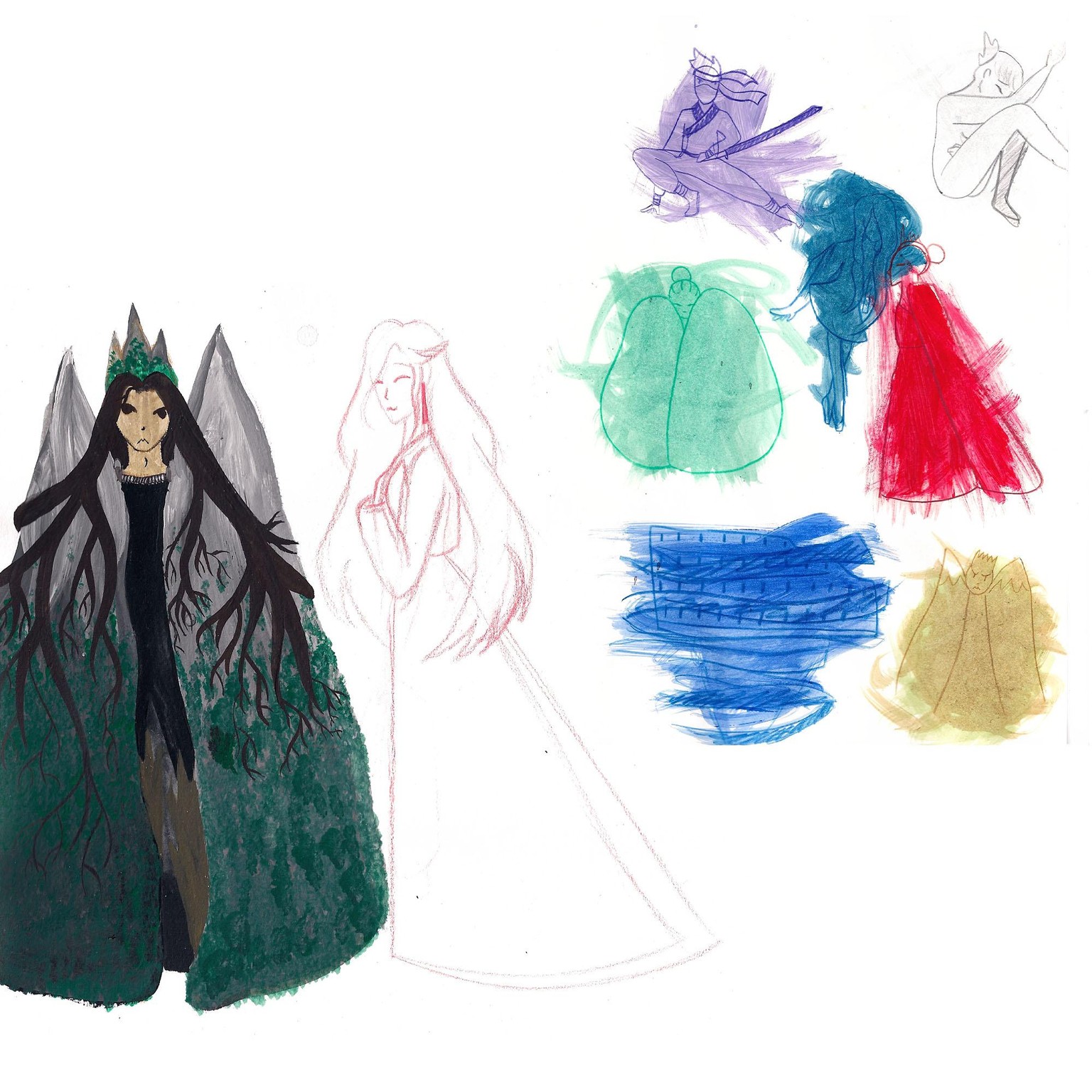 Turban girl & Mountain guy - image 2 - student project