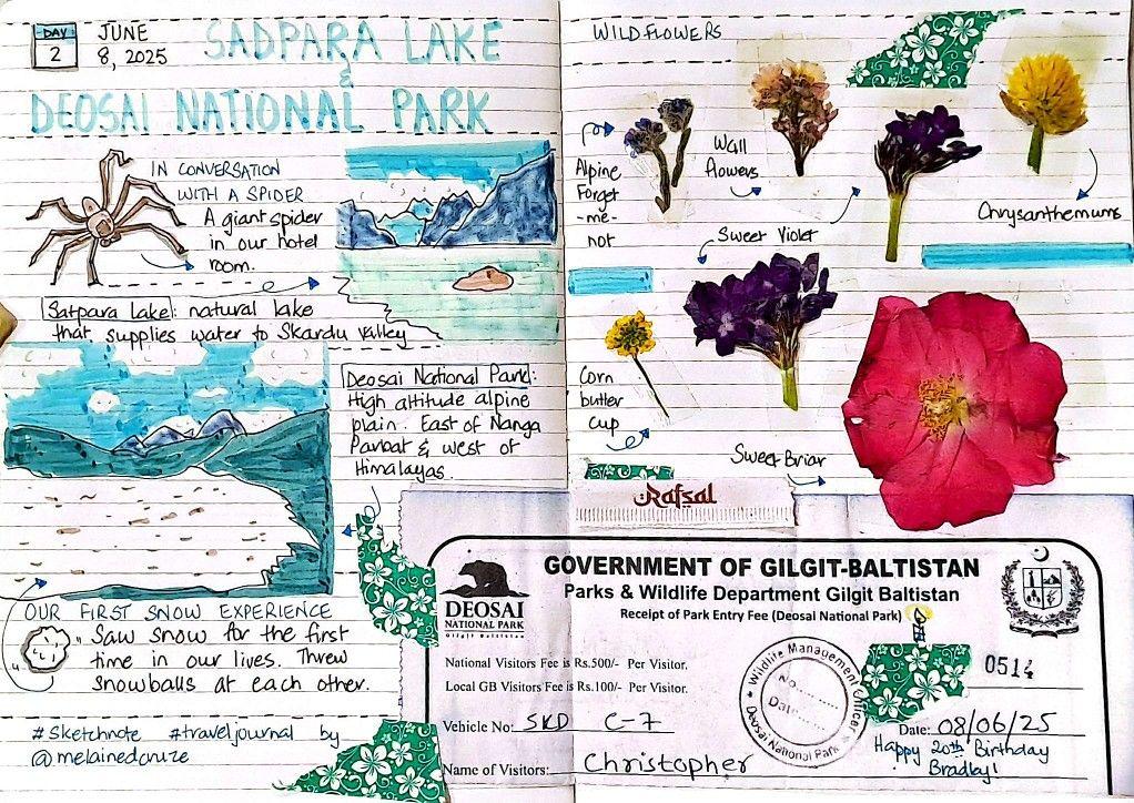 Travel Journal Pages - image 3 - student project