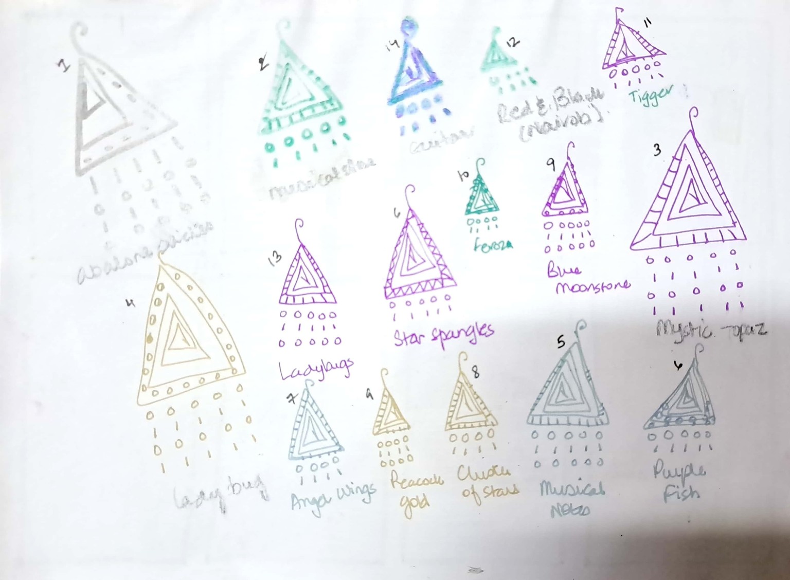 Earring Collection - image 9 - student project