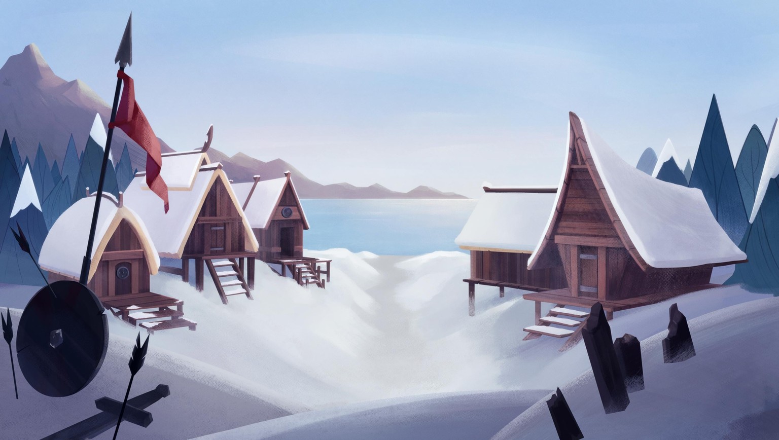 Viking village - image 1 - student project