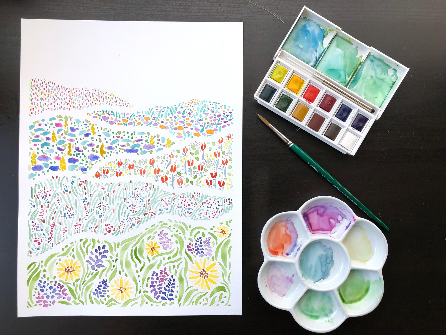 Patterned Landscapes + Collage - image 3 - student project