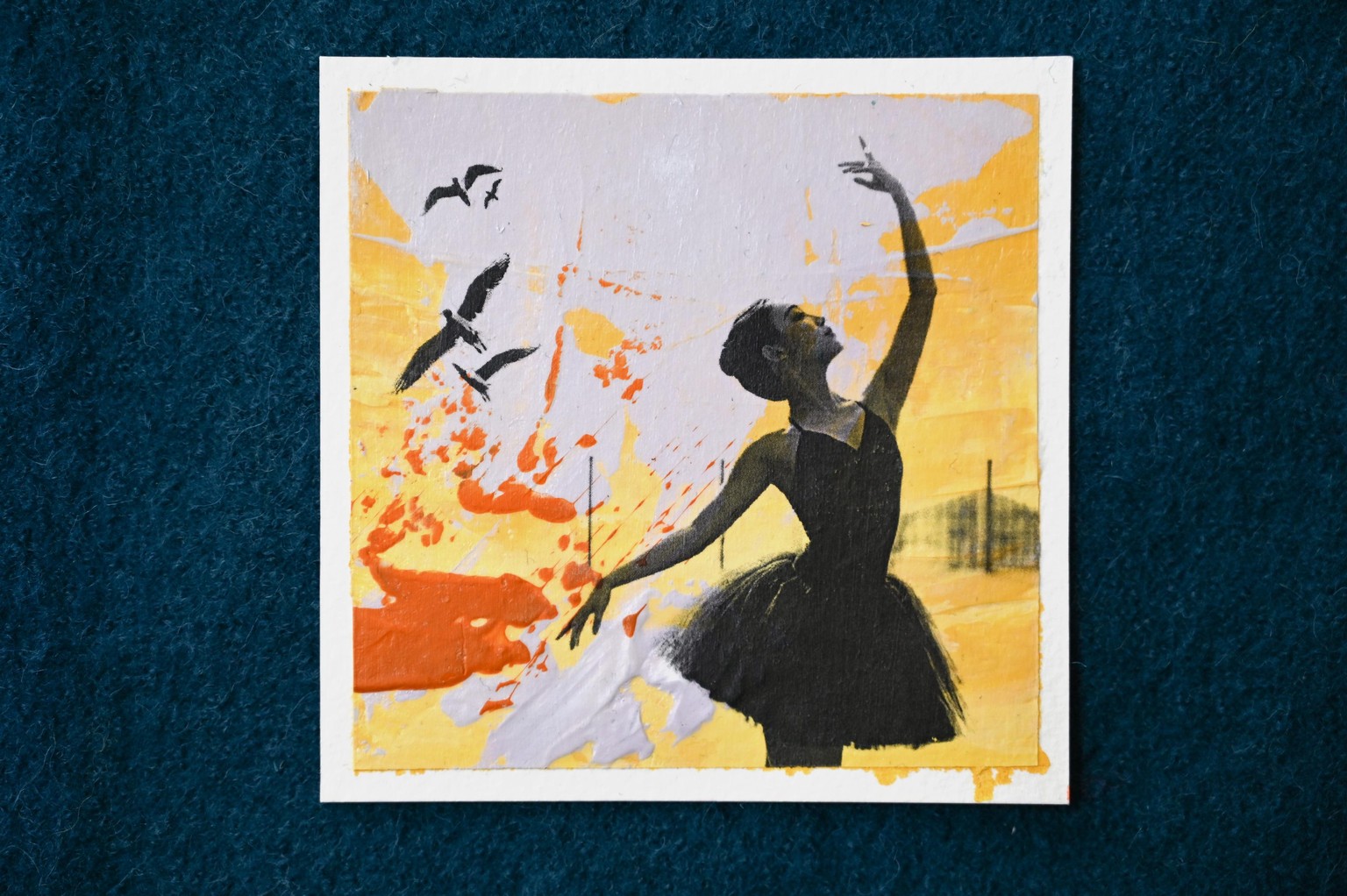 Acrylic Painting with Image Transfer - image 3 - student project